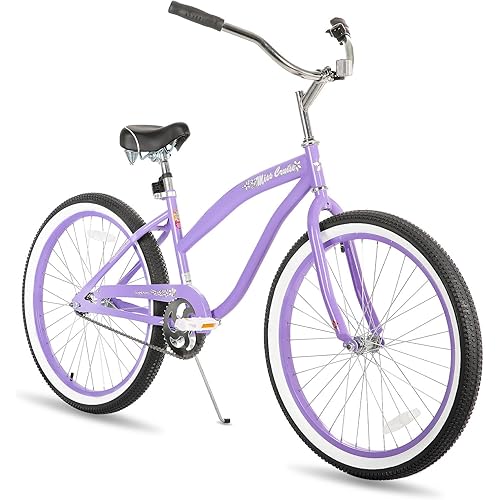 JOYSTAR 20" 24" 26" Beach Cruiser Bike for Girls, Boys, Mens and Womens, Single Speed Kids Cruiser Bikes with Coaster Brake, Multiple Colors