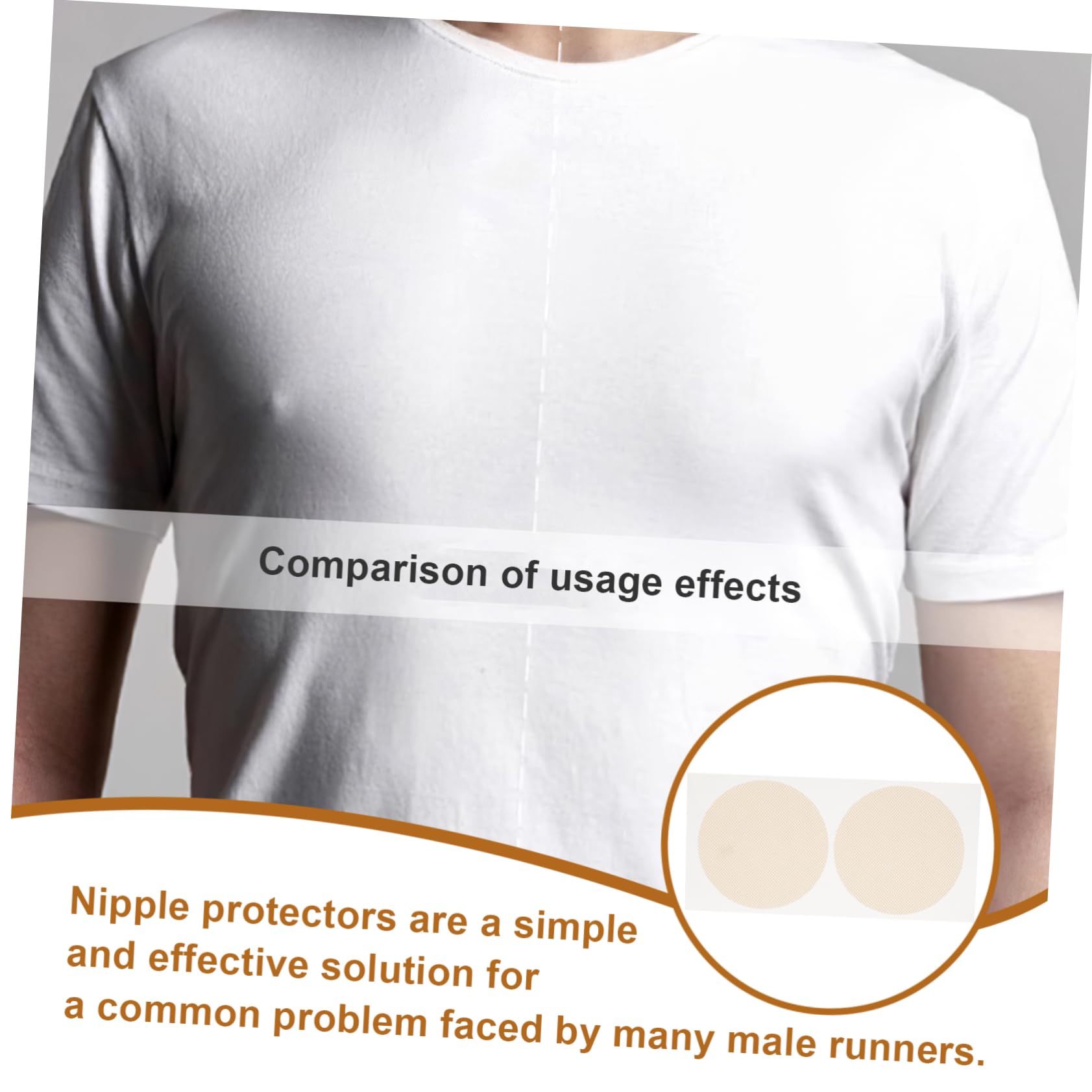 WOFASHPURET 20 Pairs Sports Breathable Stickers for No Show Pasties Protectors for Reusable for