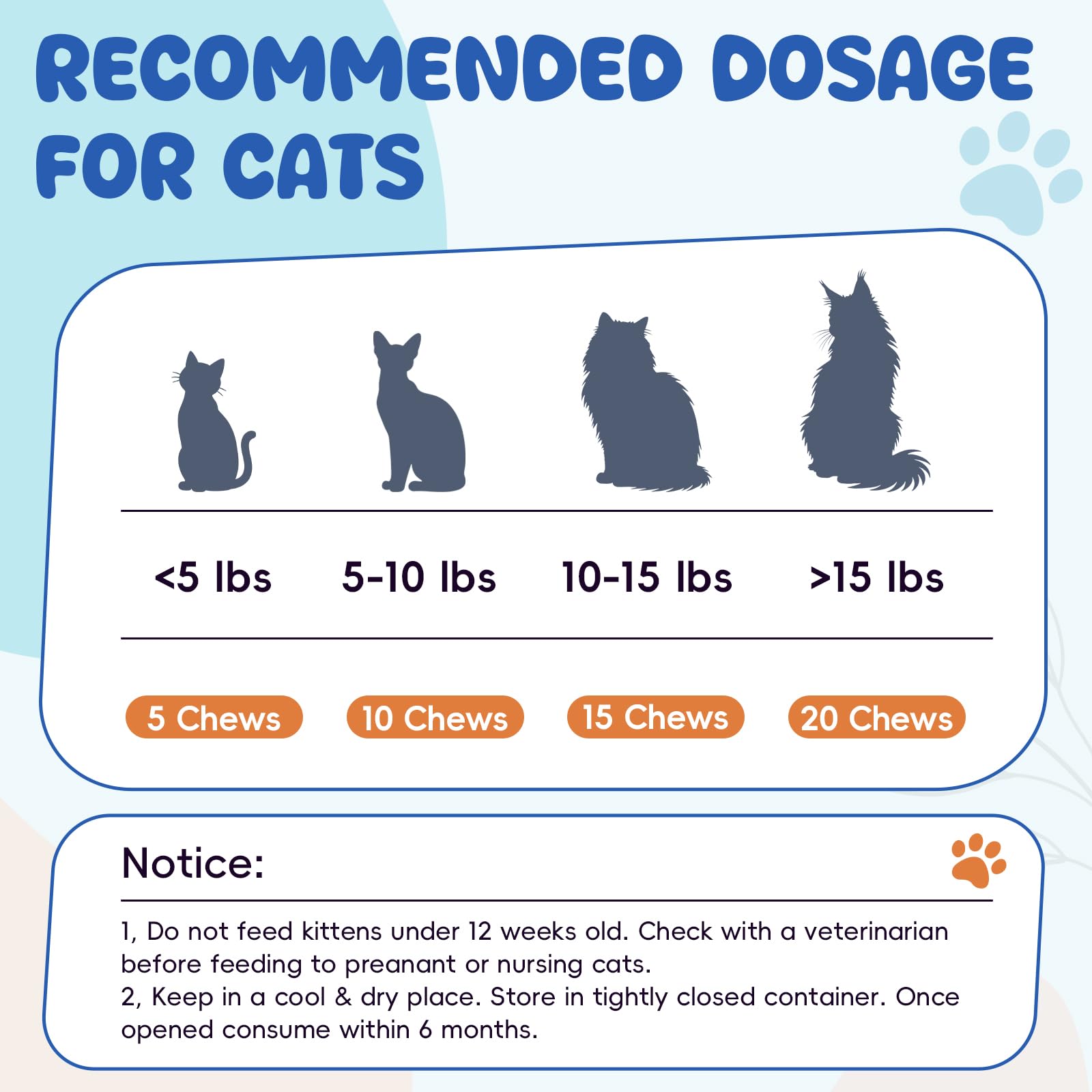 500 Calming Chews for Cats, Helps Reduce Stress with Melatonin, Relaxation for Travel, Boarding,Separation, Grooming Anxiety -with Ashwagandha, Organic Chamomile, L-Theanine & L-Tryptophan Chicken - image 6