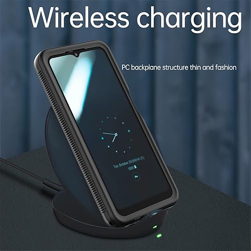 Miniatura 7 de Funda profesional para teléfono Samsung Galaxy A13 5G, IP68, resistente al agua, con protector de pantalla integrado con cordón para surfear al aire