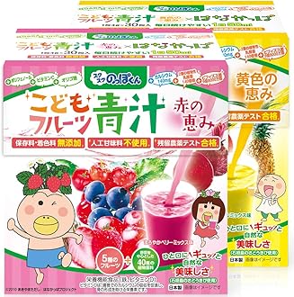 Amazon.co.jp: スクスクのっぽくん公式: こどもフルーツ青汁