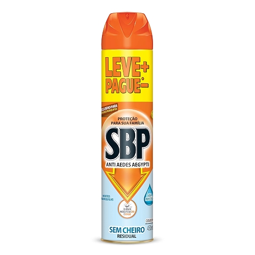 Inseticida Anti Aedes Aegypti Aerossol 450 ml, SBP Inseticida Anti Aedes Aegypti Aerossol 450 ml, SBP