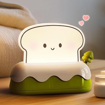 [1-PACK] Cute Night Light +[1-PACK] Cute Toaster Lamp