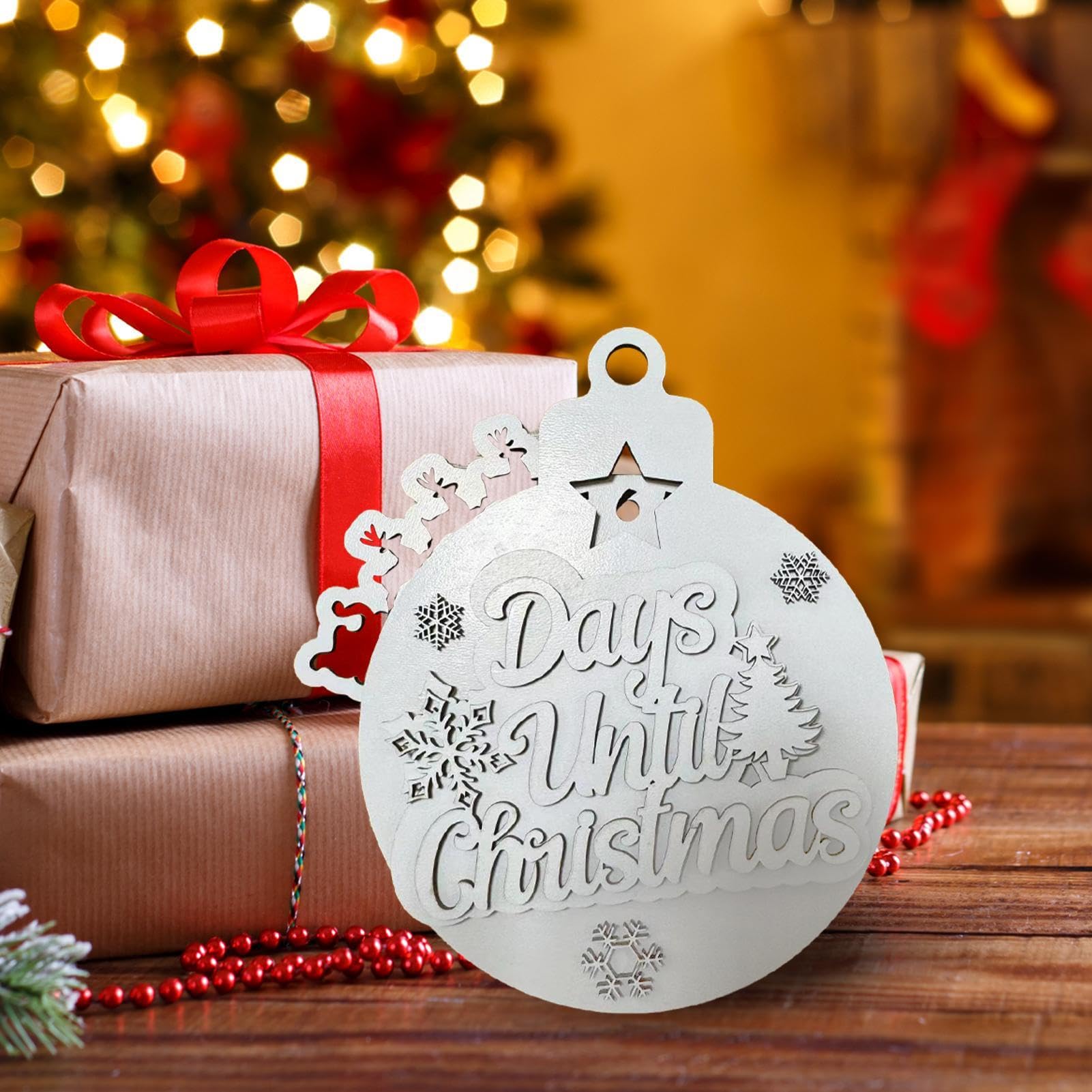 Amazon.co.jp: 木製クリスマスカウントダウンカレンダー、クリスマス
