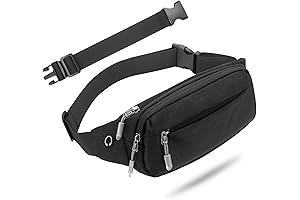 USHAKE Plus Size Fanny Pack with Waistband Extender