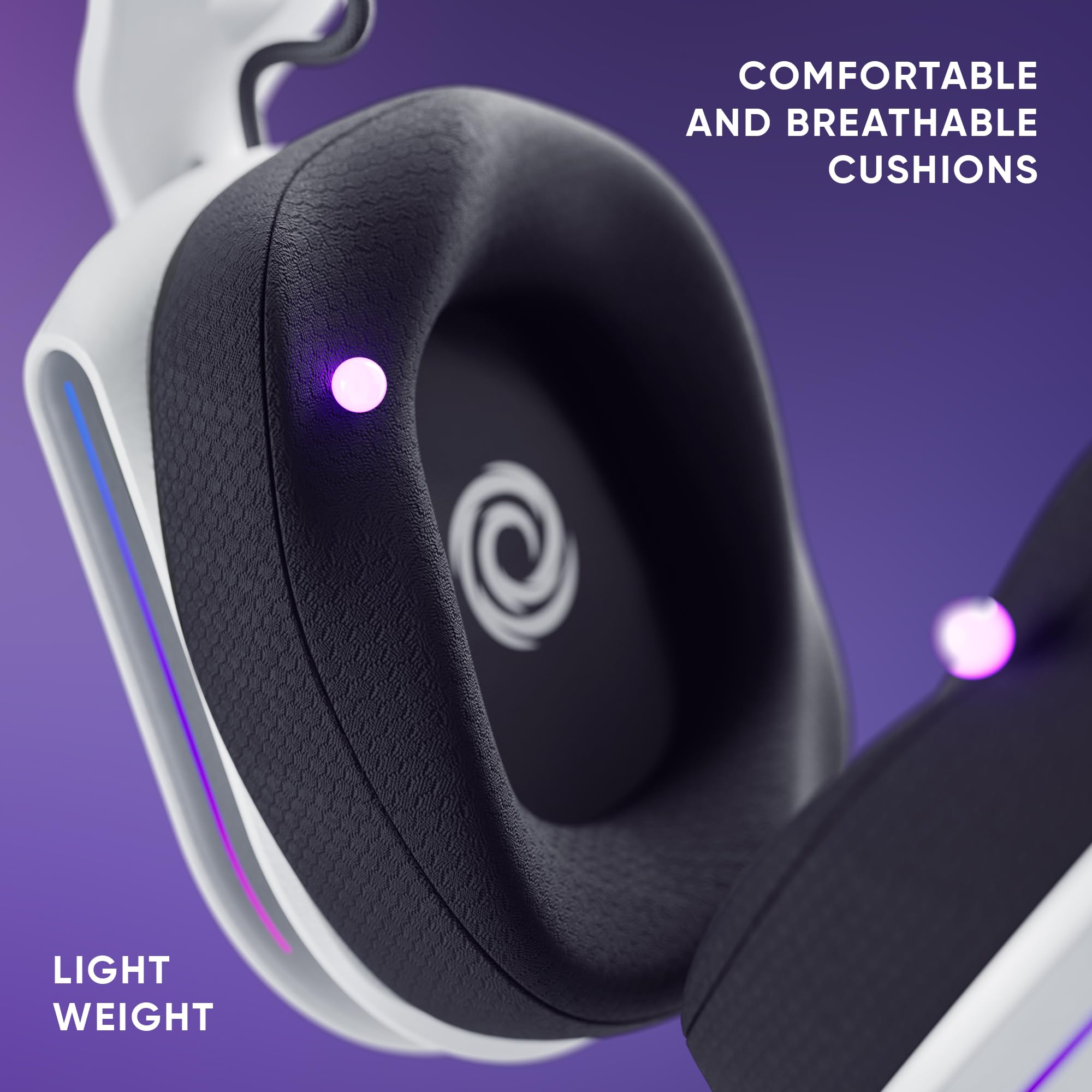 Polaris Wireless Gaming Headset Celestial White