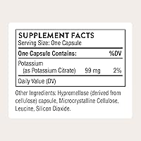 Vista 2 de THORNE RESEARCH - Citrato de potasio (99 mg) 90 cápsulas [Misc.], 1