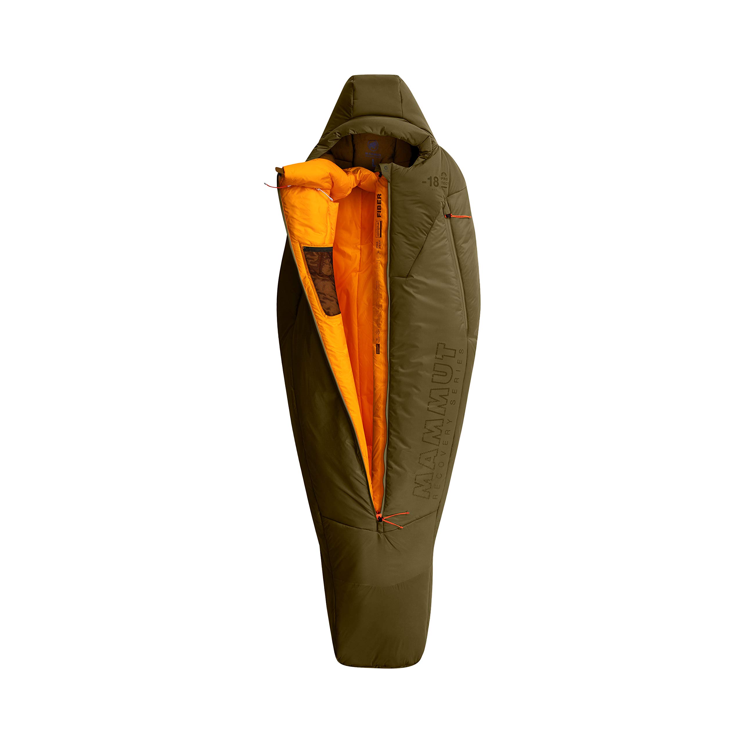 Amazon.co.jp: Mammut Protect Fiber Bag -18C olive L=180-195cm 