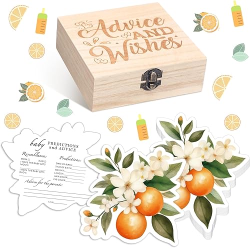 Miniatura 33 de RattanView 50 tarjetas de juego de predicción y consejos de otoño de doble cara con caja de recuerdo de madera, calabaza floral, Día de Acción de