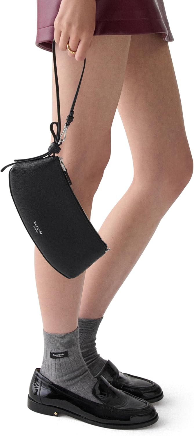 kate spade new york womens Loop Pebbled Leather Pochette - Image 3