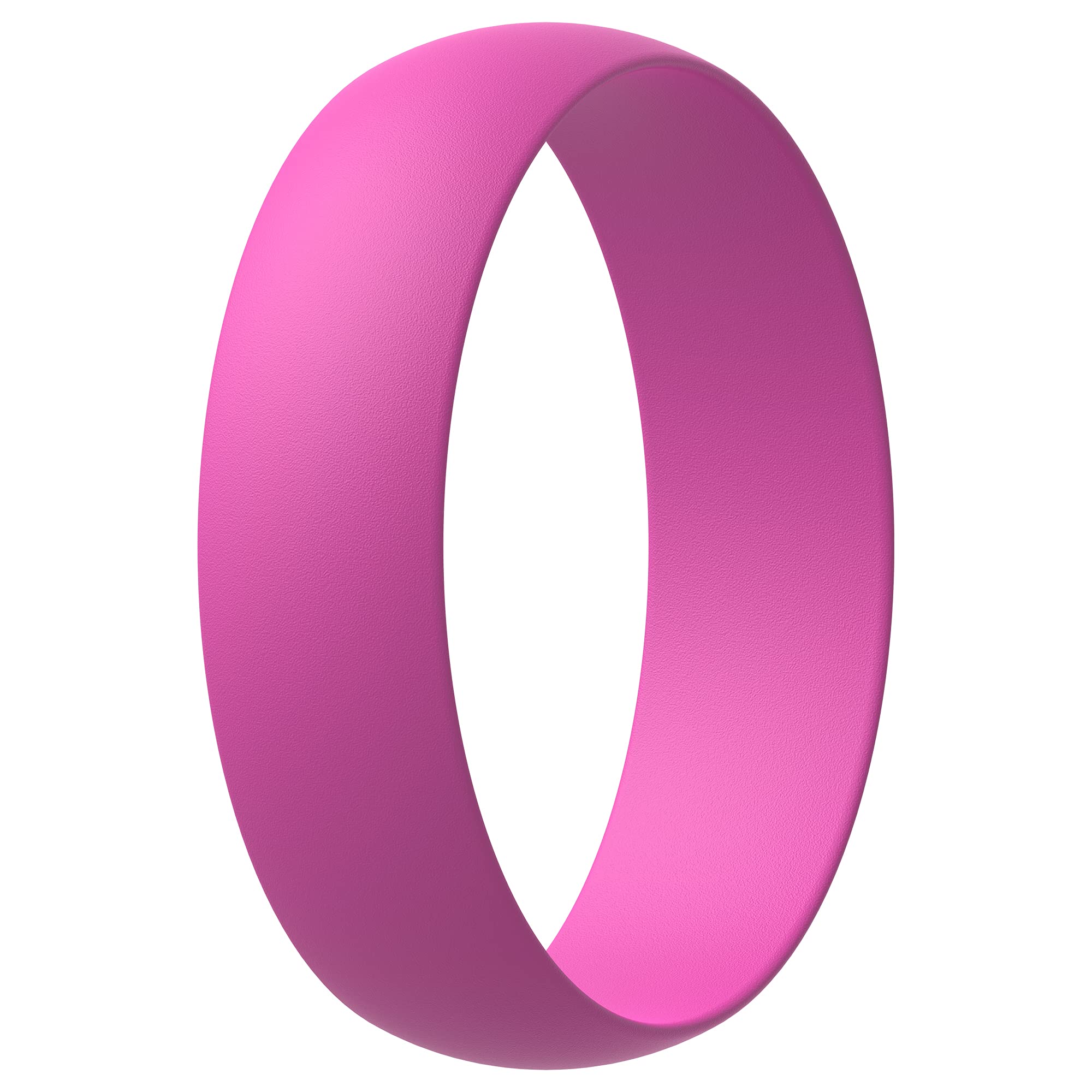 ThunderFitSilicone Wedding Ring for Men - Rubber Engagement Band - Width 8.0mm Thickness 2.0mm