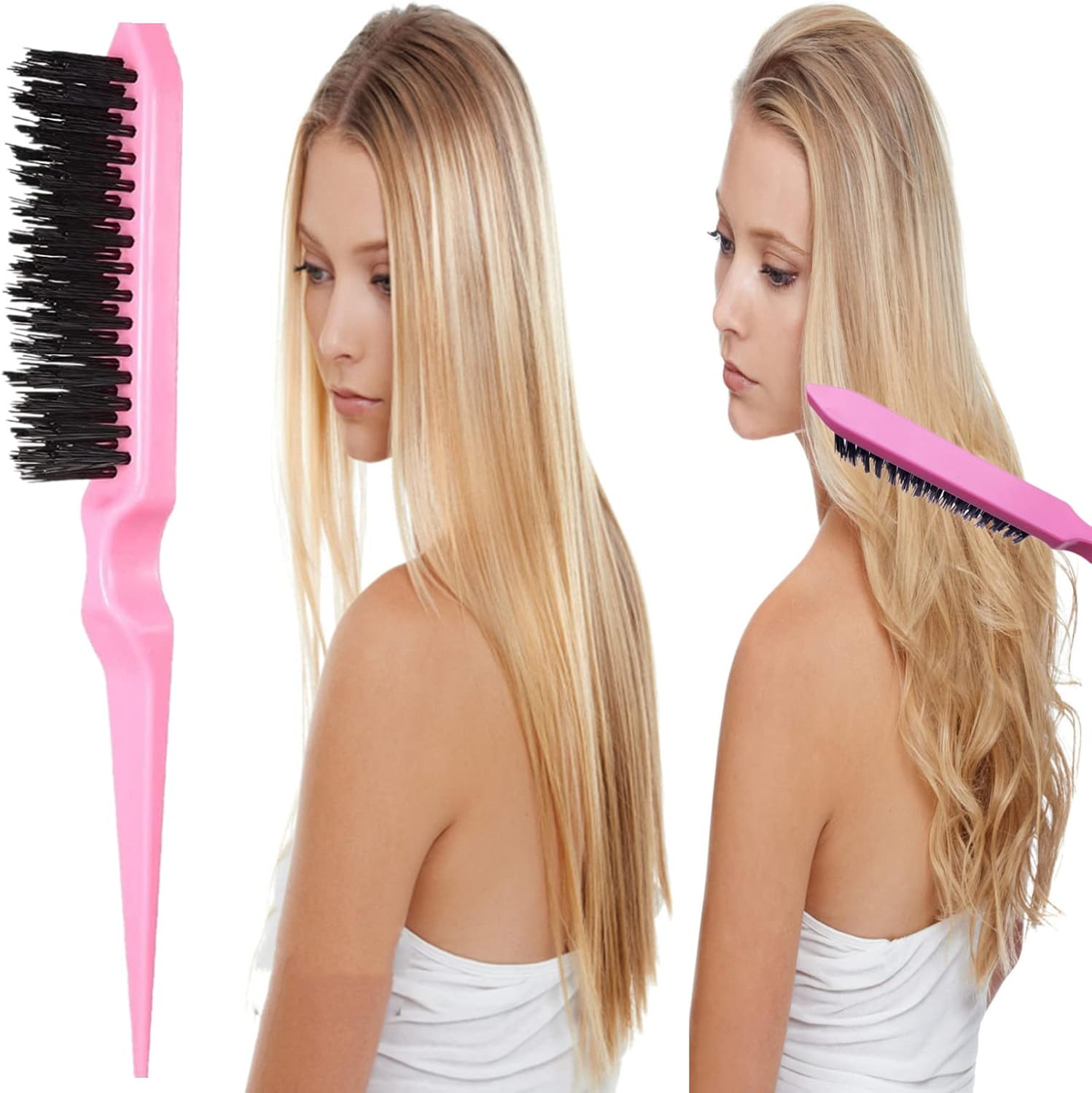 Sli Ba Brush Set with sy Tail Tool, Teasing Bristle, Rat b for
