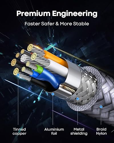 Miniatura 5 de CLEEFUN Cable USB C a Micro B de 1.5 pies, cable de disco duro micro B a USB C de 10 Gbps para disco duro externo, Seagate, WD, Toshiba, Westgate y