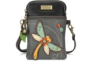 Crossbody Dragonfly Purse-Women Canvas Multicolor Handbag with Adjustable Strap- Special Edition