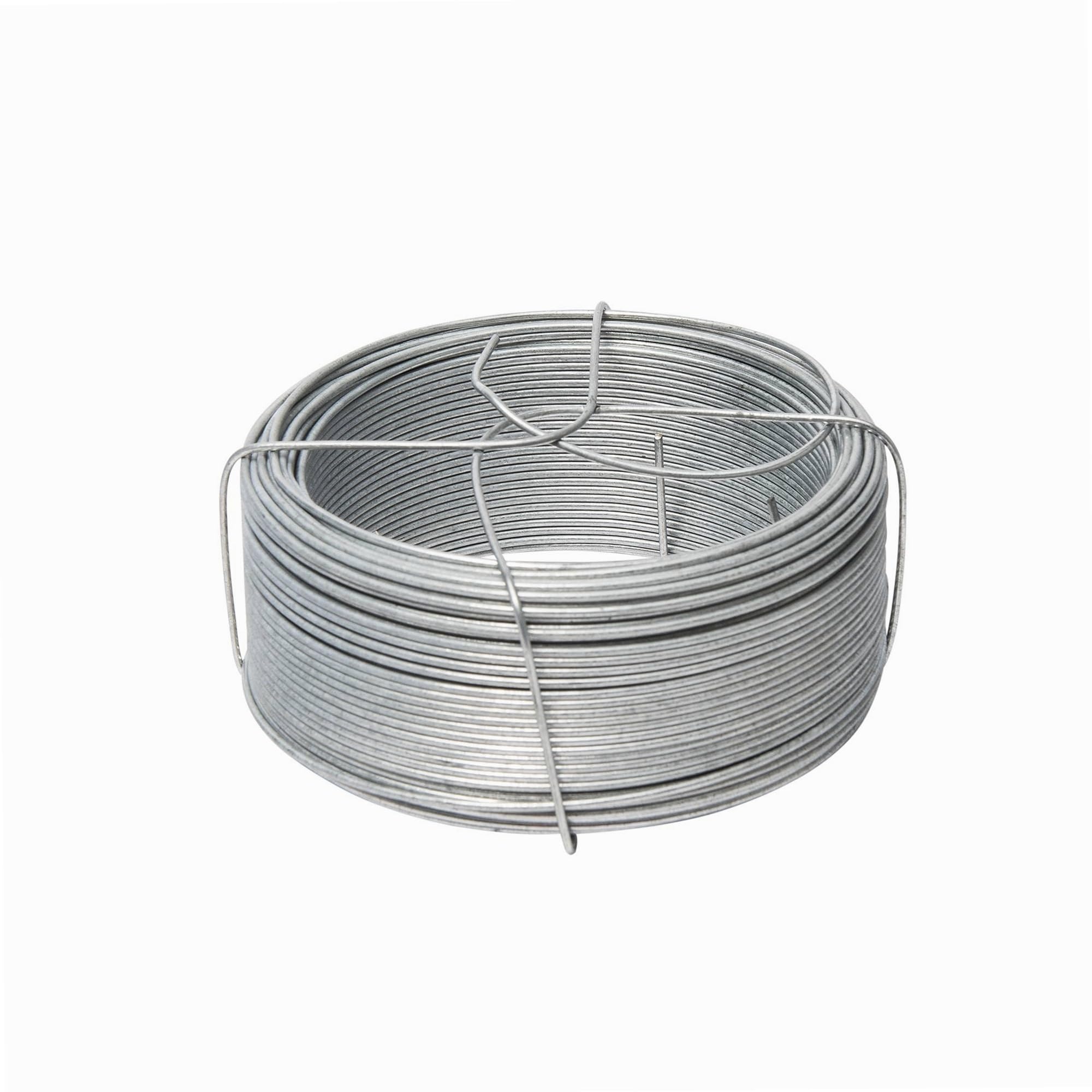 WERKA PRO Verzinkter Draht Rolle 50m mit Halter Ø 1,1 mm