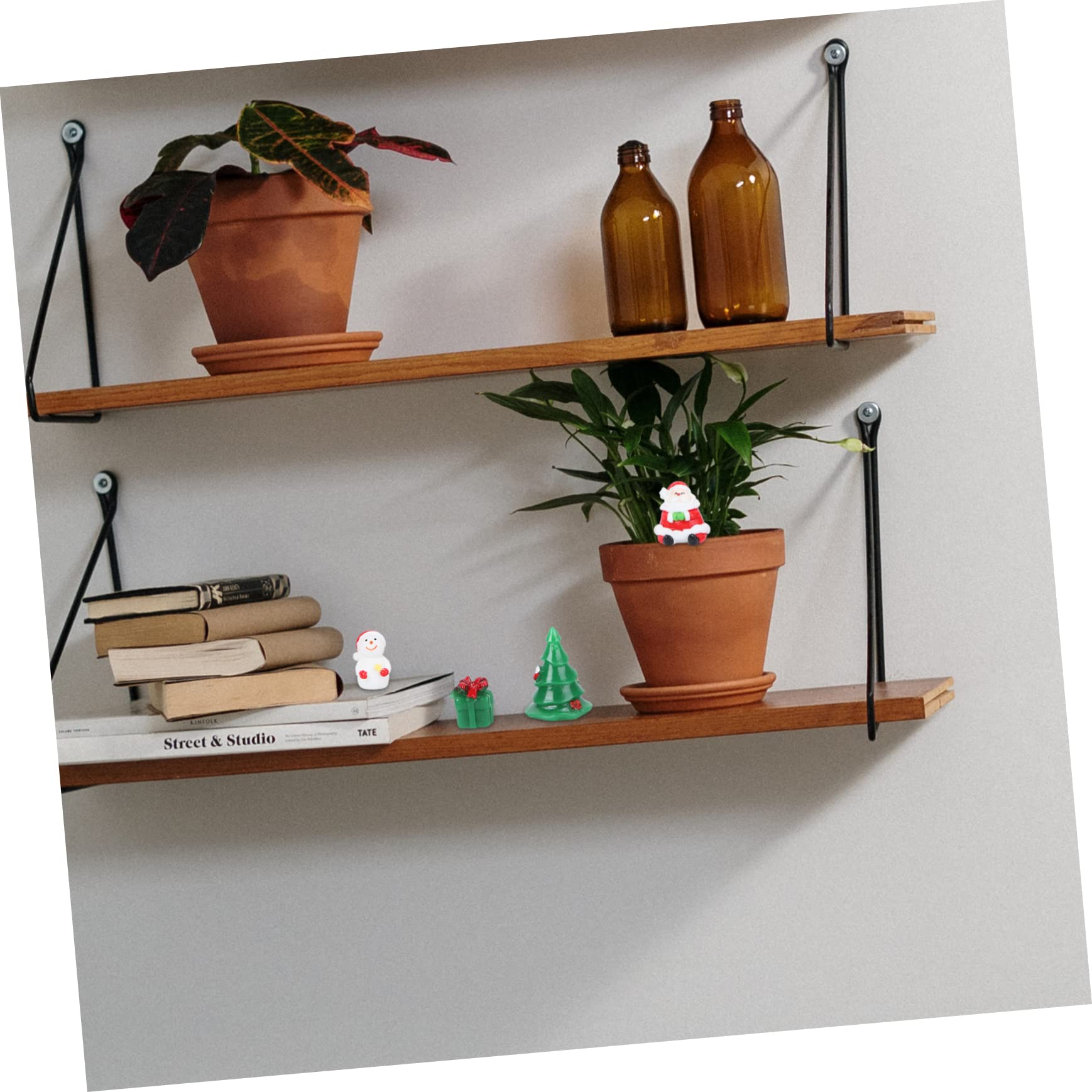 Amosfun 69pezzi Natalizi Miniature Per Decorazioni e Accessori Per Un Natalizio