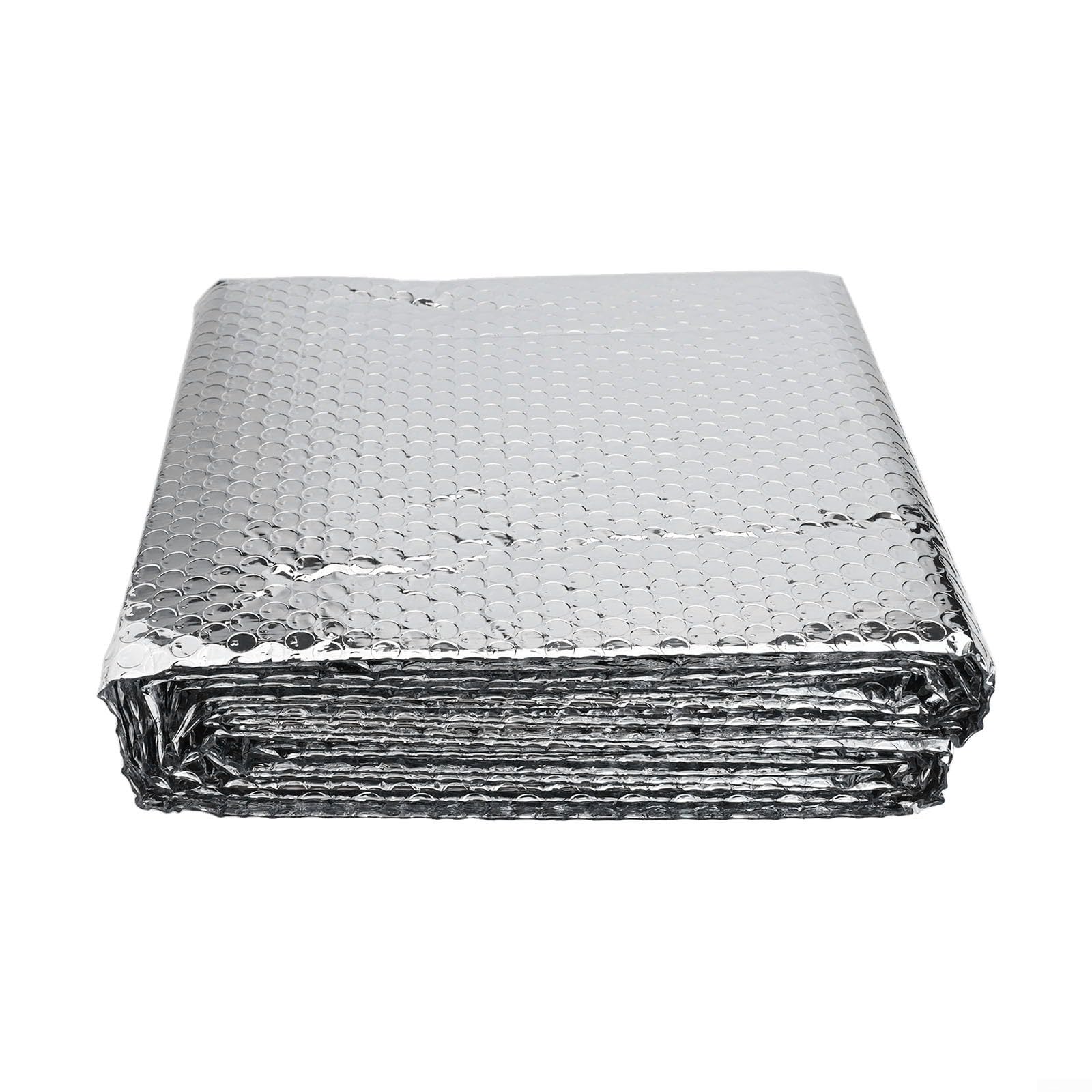 Foglio isolante per riscaldamento, aria di raffreddamento e altri riscaldamenti, 5 m x 60 cm, foglio isolante in alluminio su entrambi i lati (con adesivi)