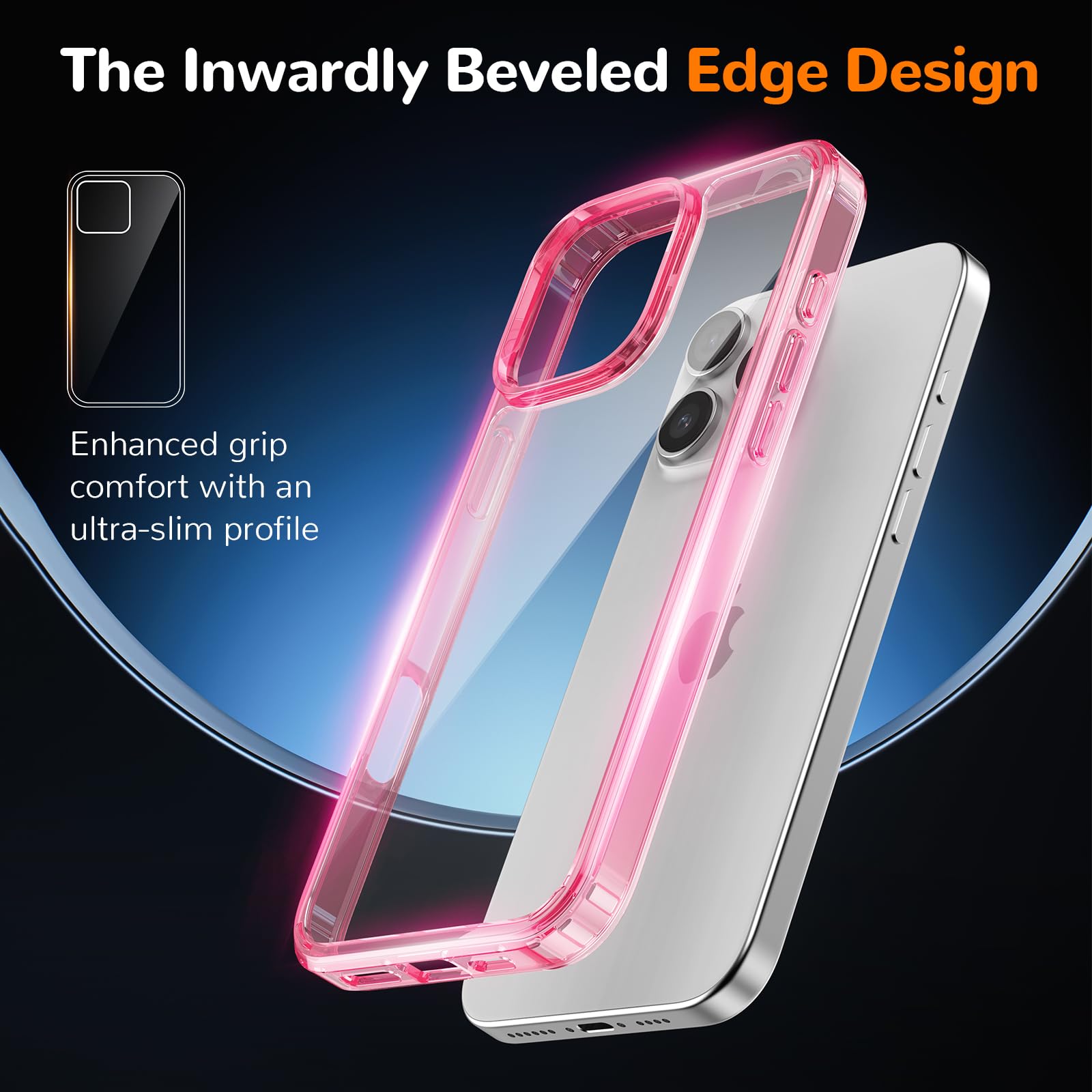 Clear Case for iPhone 15, Ultra Thin, Shockproof TPU Cover, Anti-Yellowing, Crystal Clear, Phone Case for Apple iPhone 15 - Clear — view 16