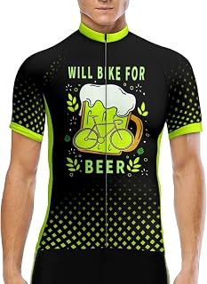 Cycling Top Oktoberfest Costume Beer Festival Sportswear Men's Short Sleeve Cycling Jersey Road Bike Mountain Bike Shirt Cycling Kit Cycling Jersey for Men