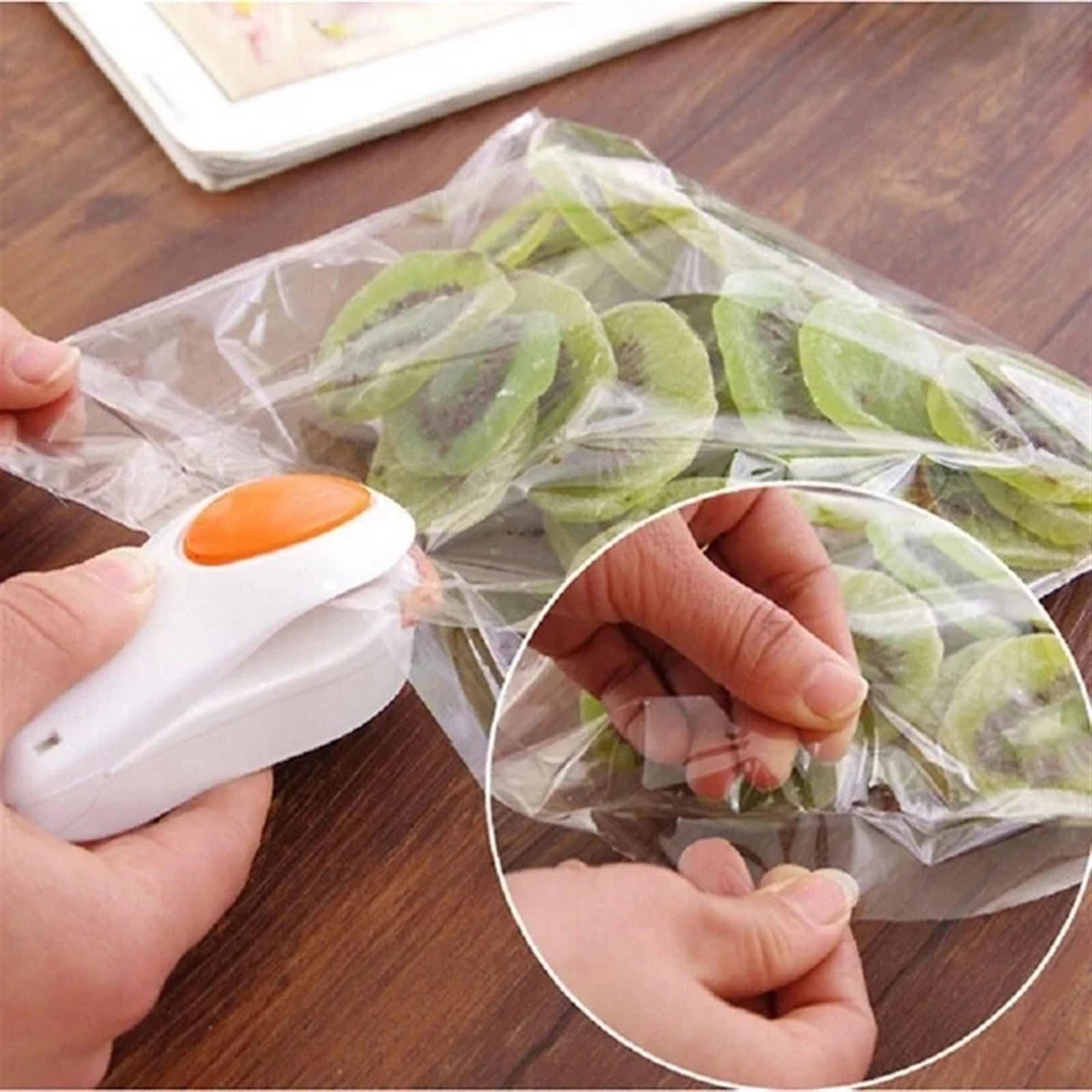 Sigillatura dei sacchi Macchina sigillatrice, Termosigillatrice portatile Sigillatrice for sacchetti di plastica for conservare in cucina Snack alimentari Frutta e verdura Accessori for la casa(Yello