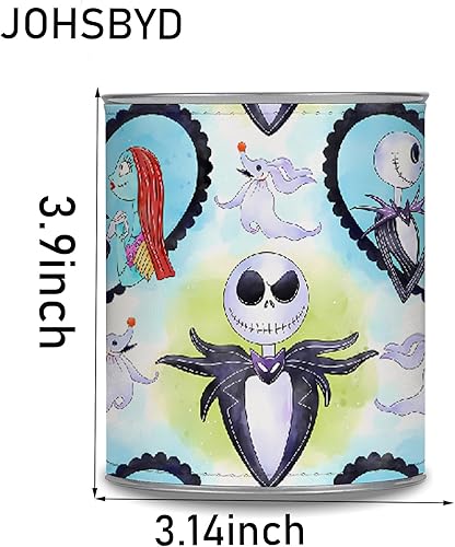 Miniatura 2 de JOHSBYD Jack and Sally Gifts - Soporte de cuero para lápices, diseño Always Remember You're Braver Than You Believe, soporte para lápices,
