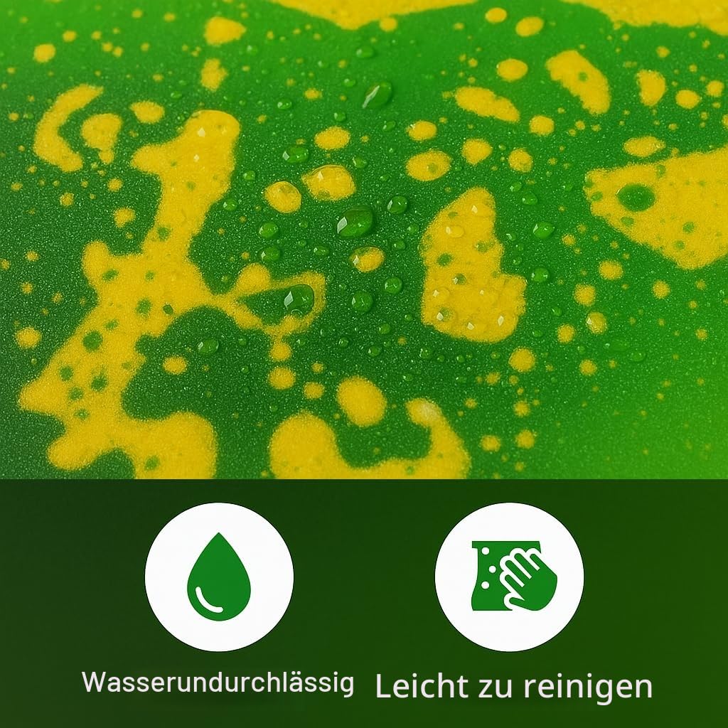 Sensorische Bodenfliesen, 4 Stück, EN71-konform, CE-gekennzeichnet, ungiftig, flüssige Bewegungsmatten für Autismus, ADHS und SPD, stimulierendes taktiles Spielen für Klassenzimmer, Kindergärten und