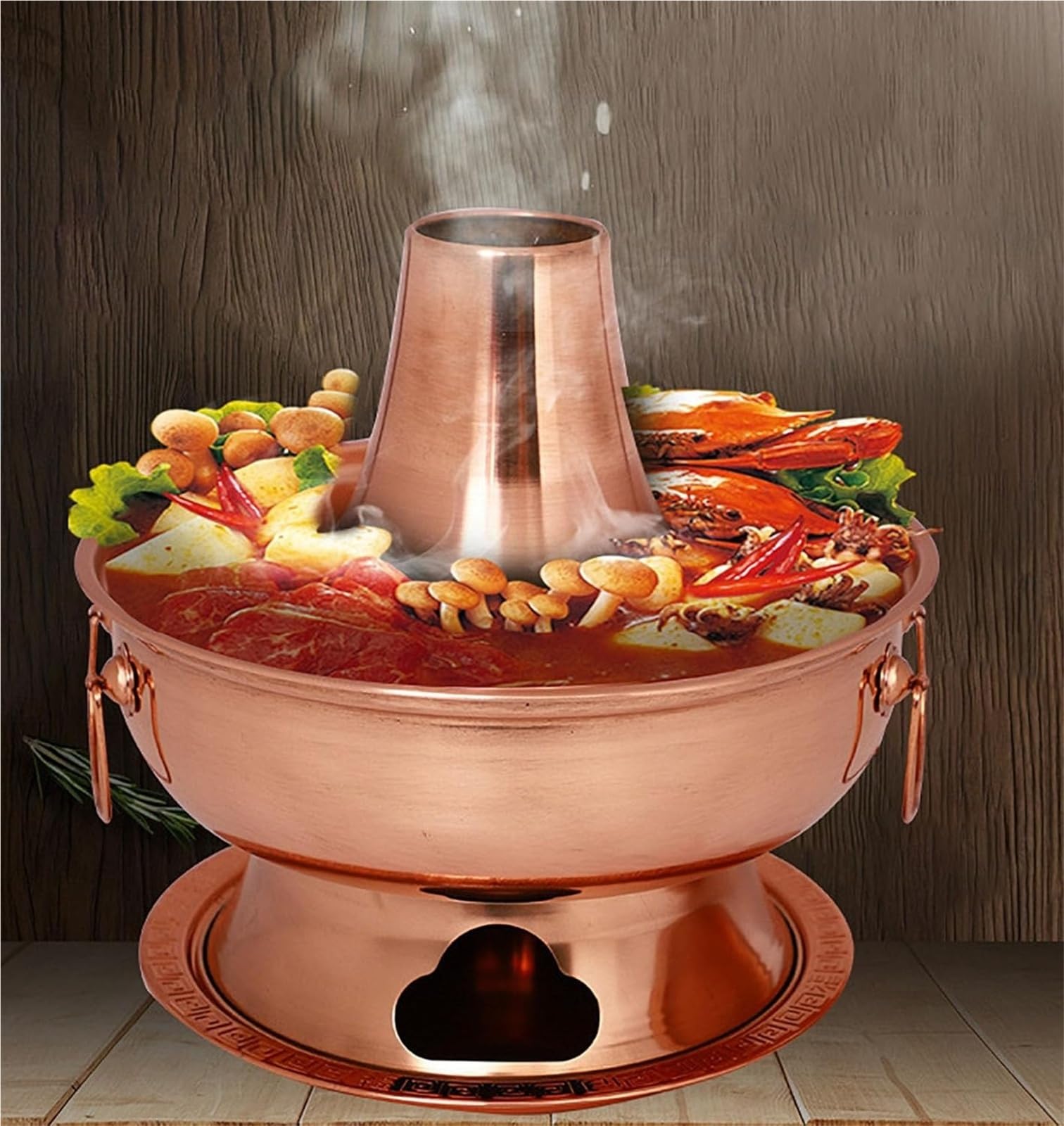 Hot Pot elettrico con design diviso, facile da pulire, ideale per riunioni di famiglia