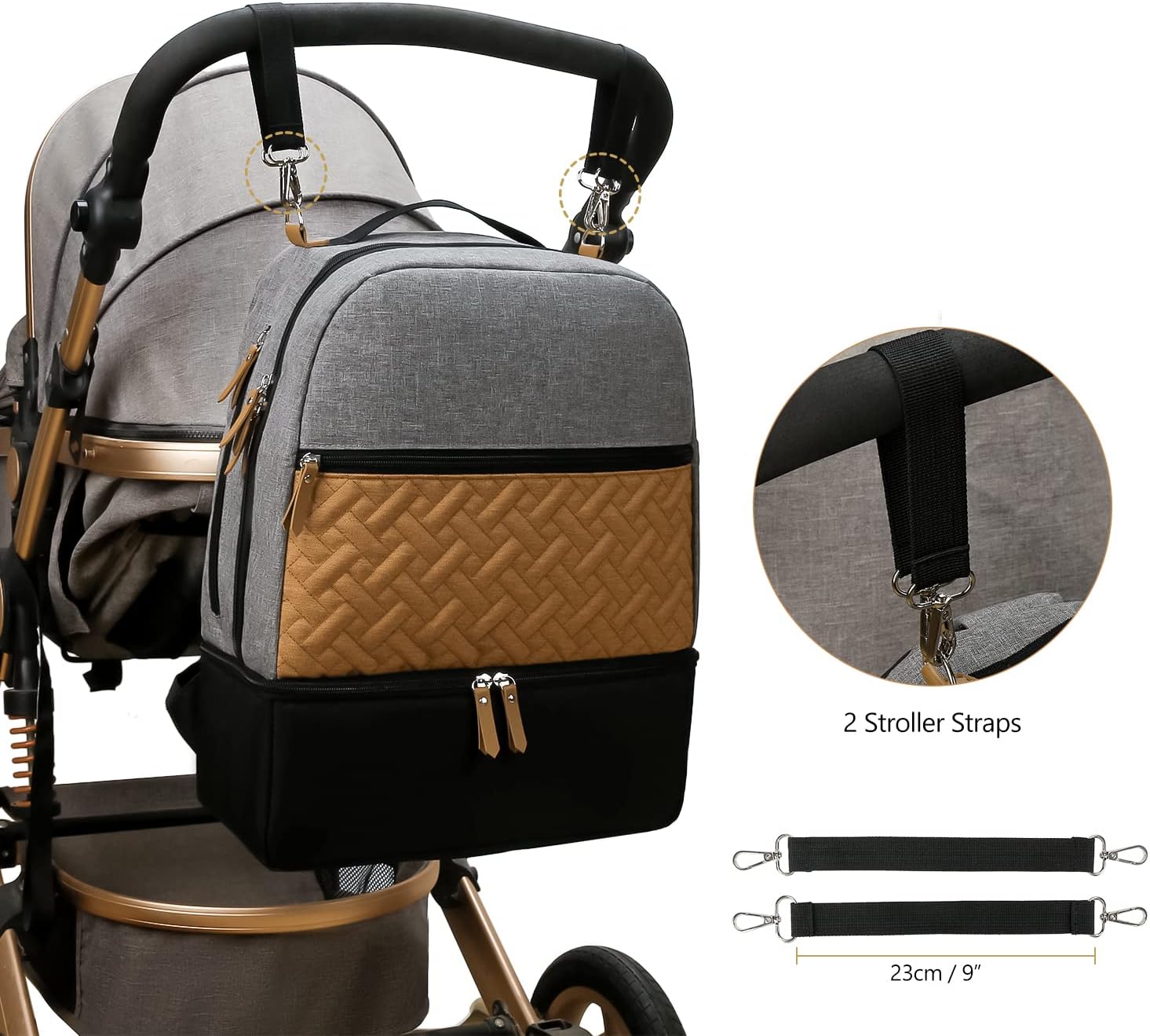 Breast Pump Bag Backpack - Cooler and Moistureproof Bag for Mother