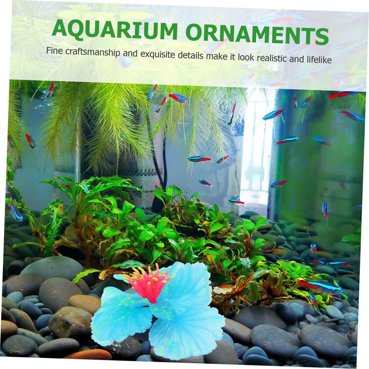 Yardwe 4stücke Aquarienpflanzen Dekoration Wasserpflanzen Für Fischbecken Langlebige Und Pflegeleichte Aquarienaccessoires