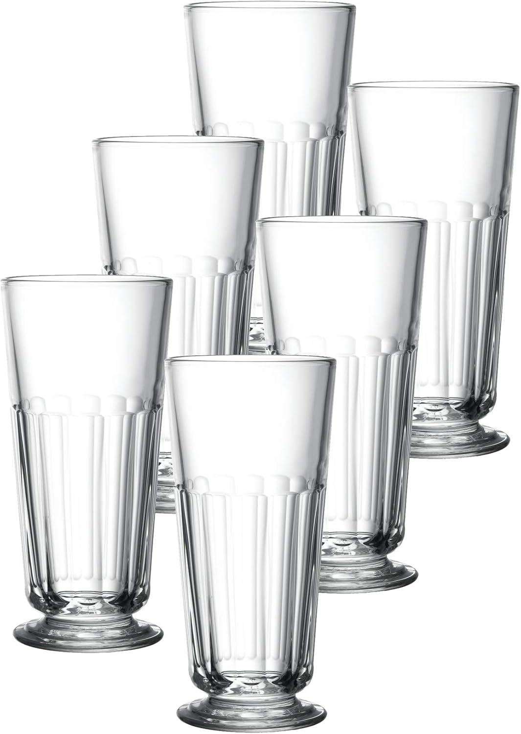 La Rochere Perigord Double Old Fashioned Glasses Set of 6 - Drinking Glasses for Any Occasion - Glassware Sets for Everyday Use - Modern Glassware (13.5 oz)