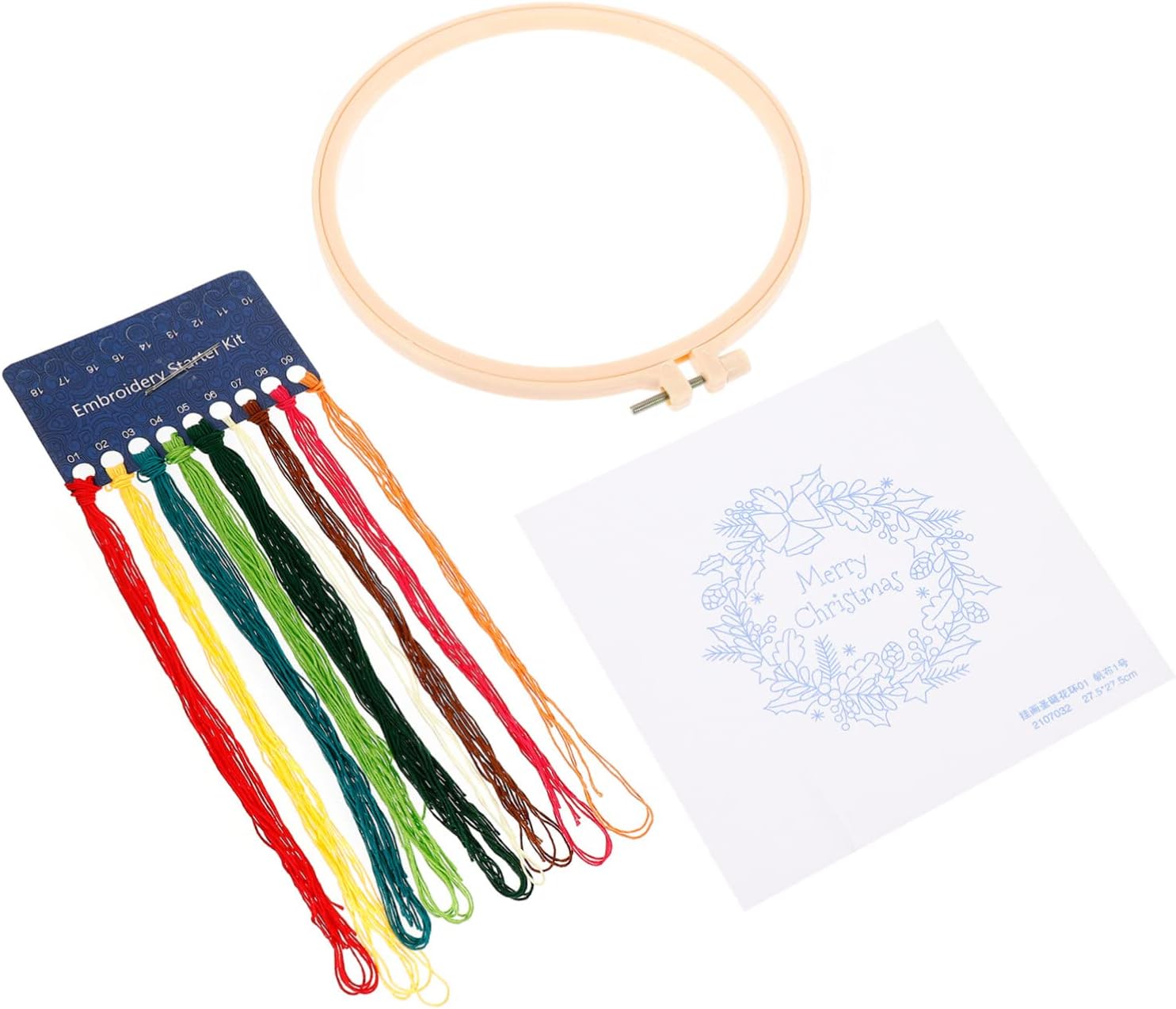 Amazon Yardenfun Cross Stitch 1 セット クリスマス刺繍 クリスマスクロスキット クロススレッド Diy