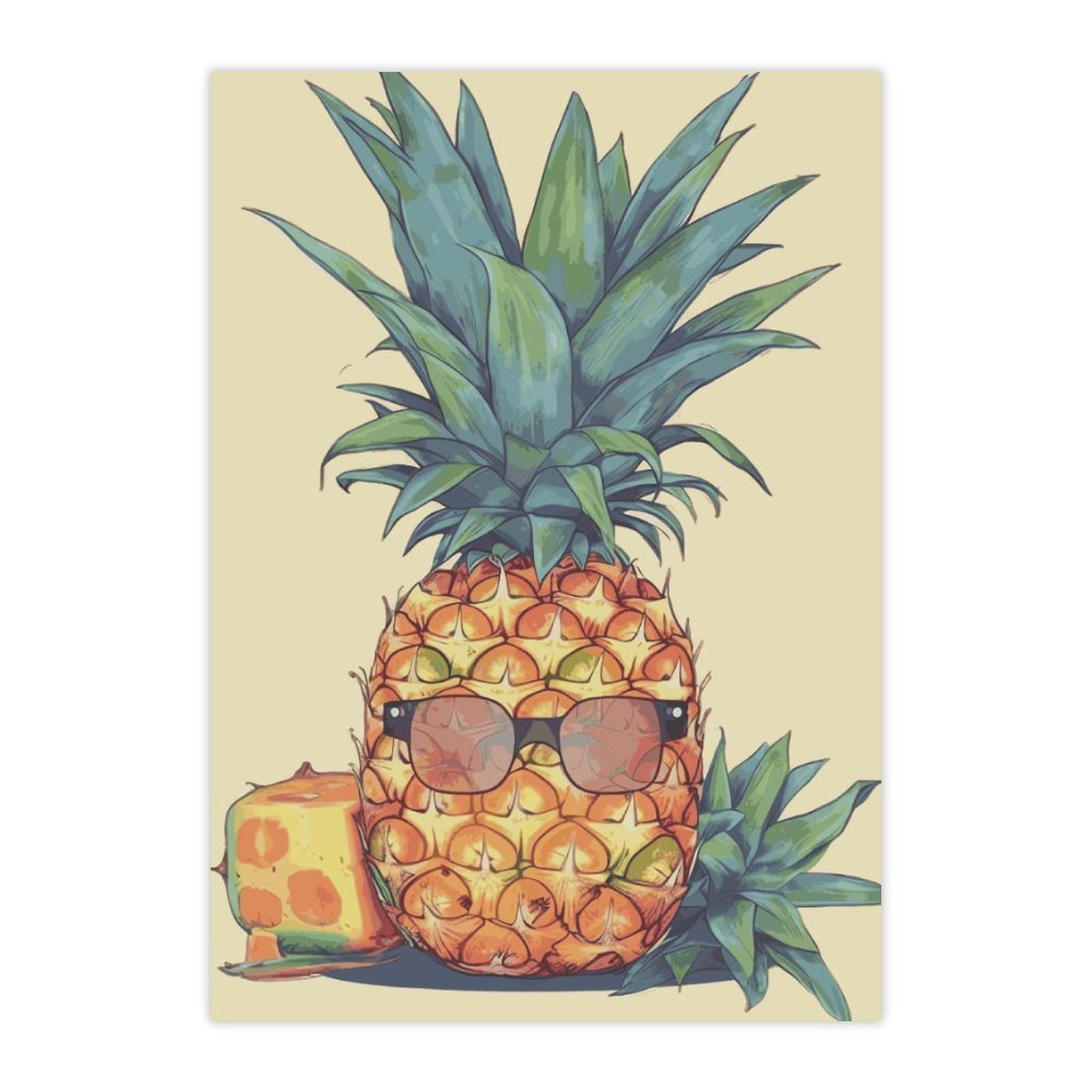 Autocollants amusants ananas pour ne plus confondre votre bouteille d'eau