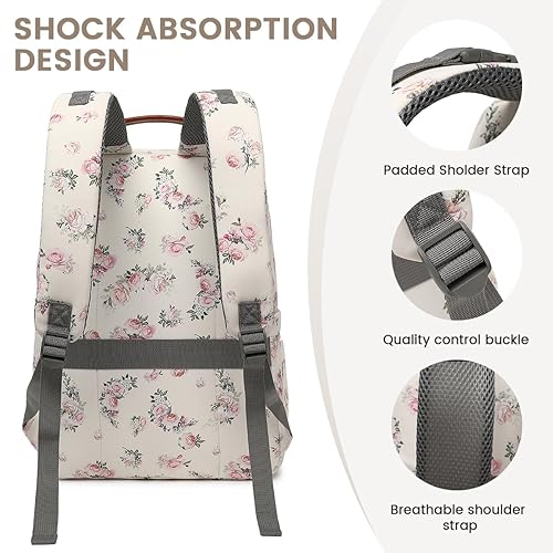 Miniatura 5 de Mochila para pañales, bolsas de pañales grandes para bebés con cambiador portátil para niños y niñas, bolsa de viaje multifunción para mamás, papás,