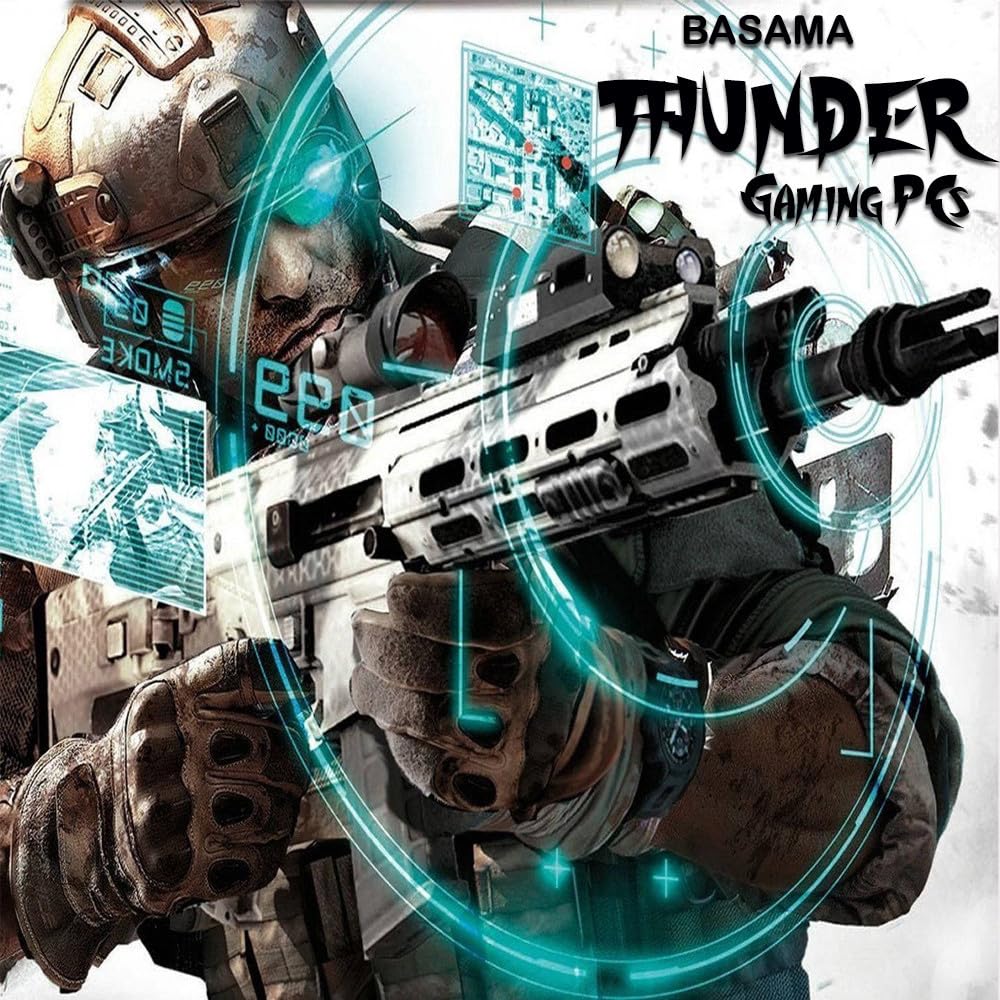 BASAMA Gaming Thunder! Core i7 9700 (3.0Ghz), 32Gb Ram, 512Gb NVME  