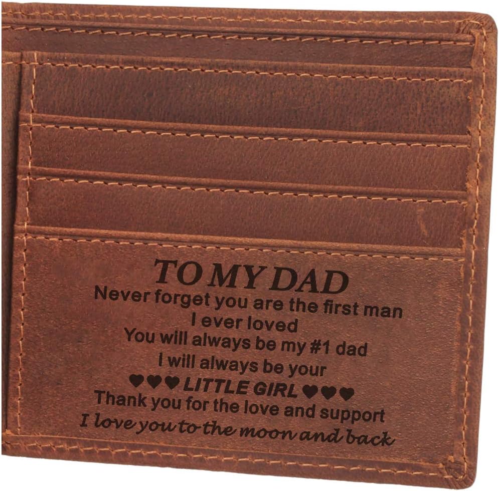 Mens Wallet - Leather Wallets, The Perfect Mens Gift for Dad Son Husband Boyfriend, Anniversary Birthday Father's Day Gifts