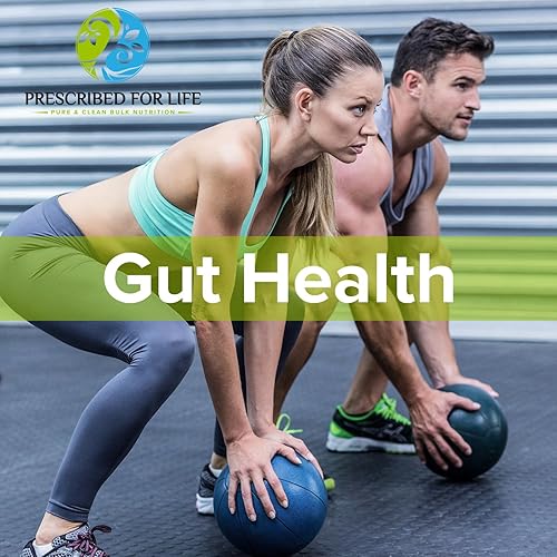 Miniatura 4 de Prescribed For Life L Glutamina en polvo  Suplemento puro de aminoácidos de L-glutamina para la salud intestinal y la recuperación muscular  Sin