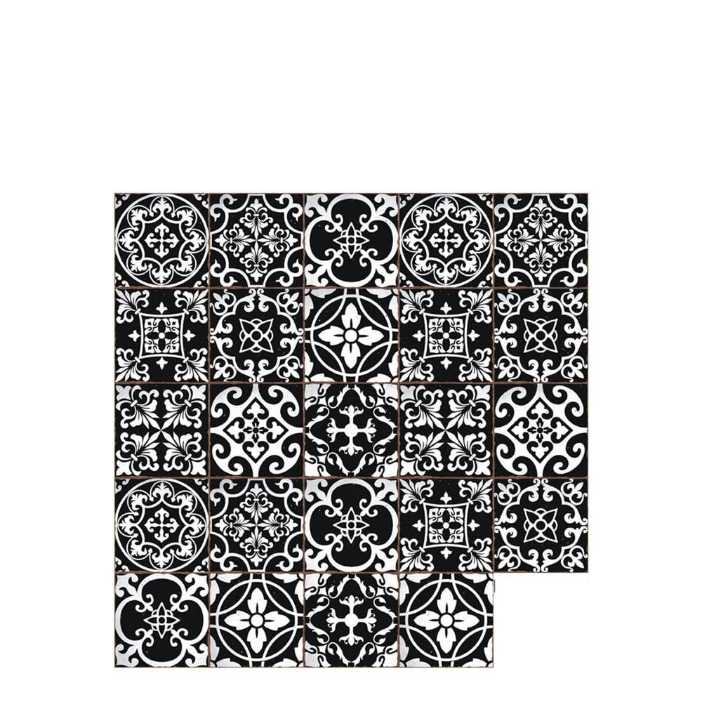 Piastrelle Adesive Piastrelle Da Cucina For Decorazioni Murali Autoadesivi Impermeabili(20x20CMx24 pcs)