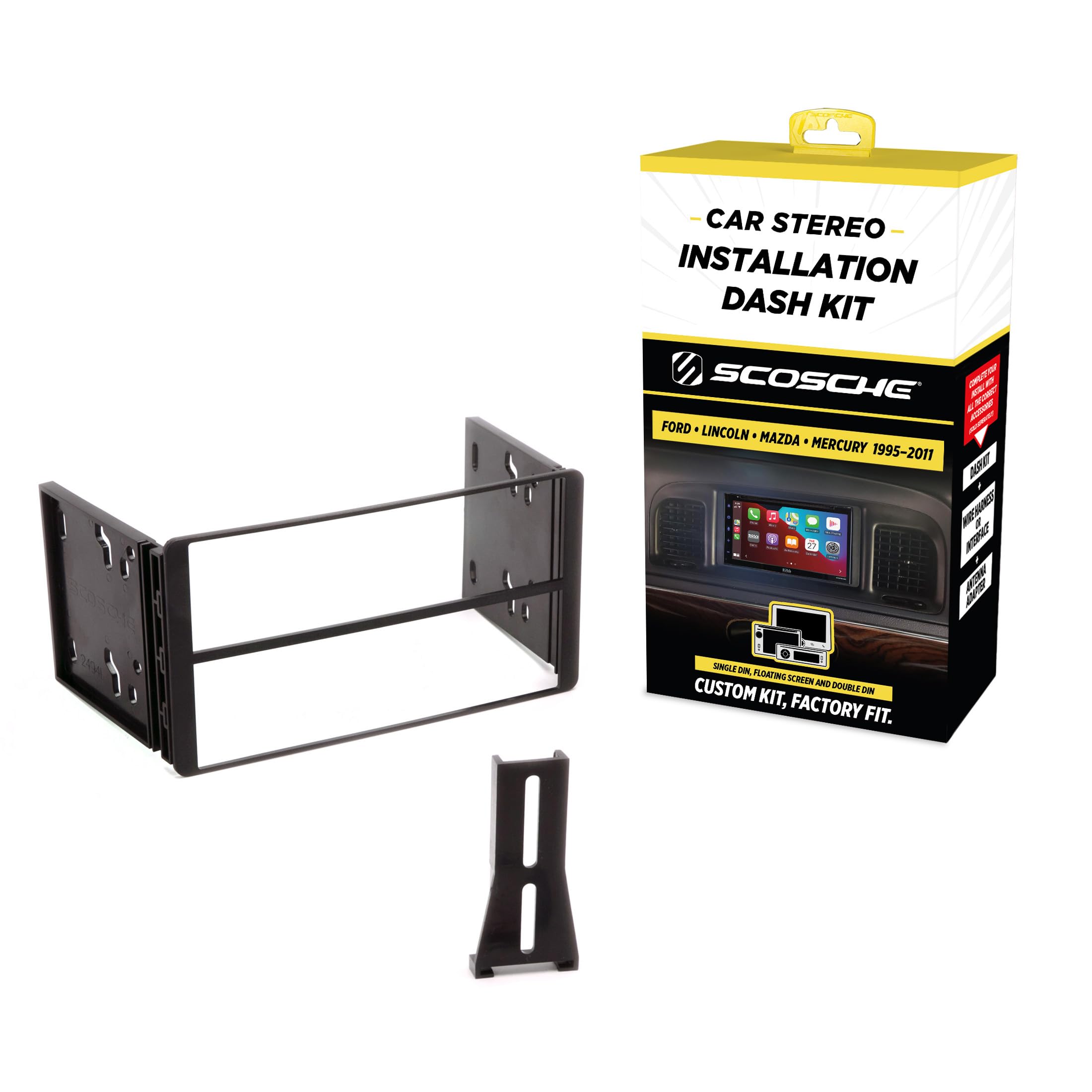 Amazon.com: Scosche FD1330B Double DIN Radio Installation Dash Kit