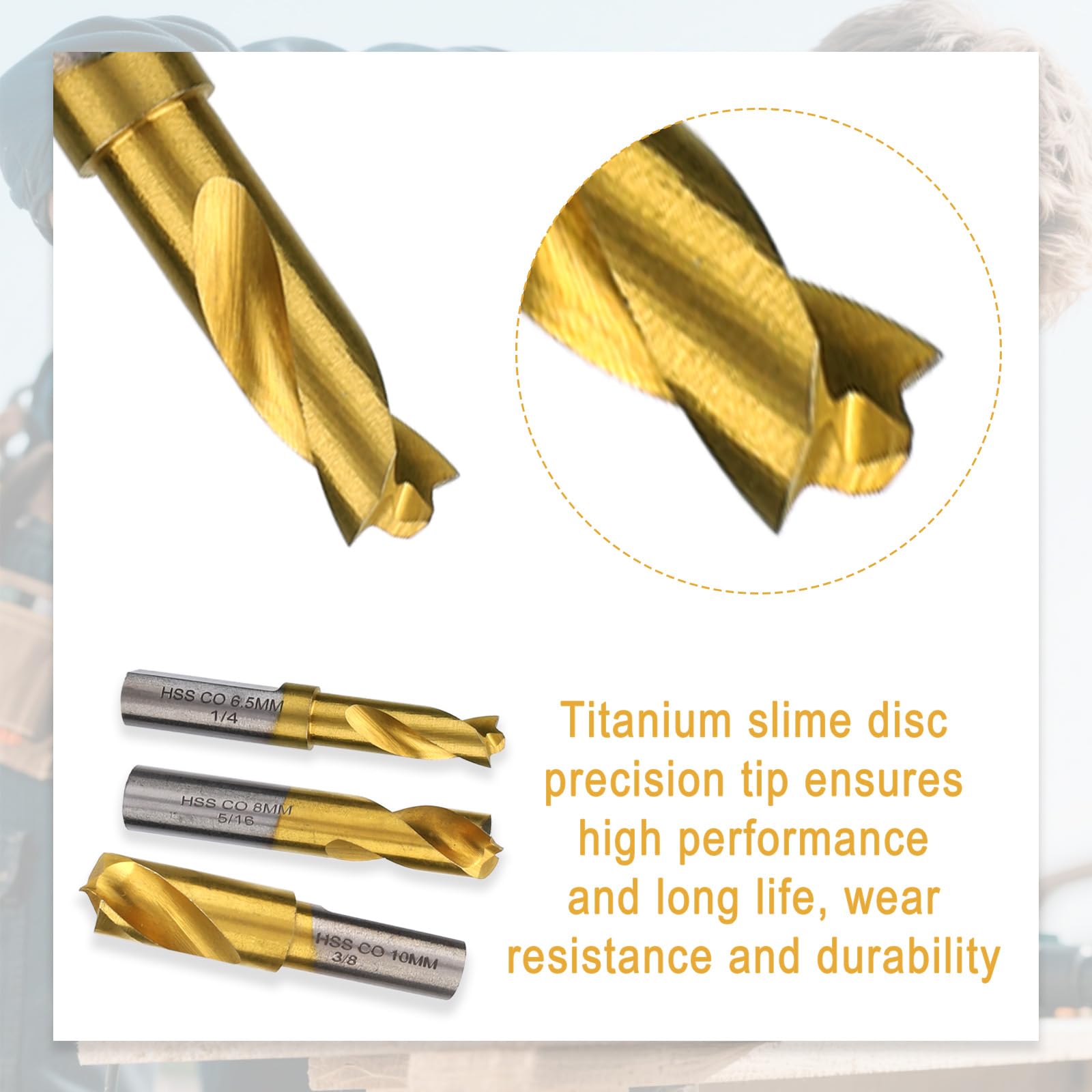 Gosknor 3pcs Spot Weld Drill Bit - Image 4