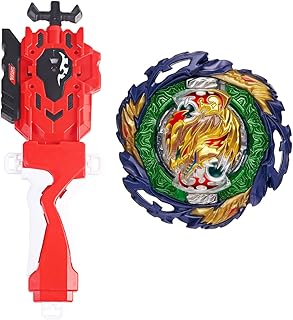 Battling Tops Burst Superking B-185 Vanish Fafnir .Tp .Kc-3 Tapered Kick-3 Left Spin Gyro Toys for Kids with Sparking Launcher