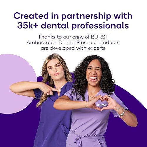 Miniatura 5 de BURST - Cepillo de dientes eléctrico con cabeza de cepillo de dientes sónico color negro carbón limpieza profunda respiración fresca y sonrisa