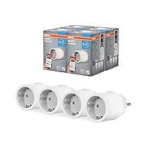 OSRAM presa intelligente WiFi con Matter, compatibile con Alexa – aggiunge facilmente dispositivi fino a 2300 W alla tua casa connessa, controllo semplice e affidabile (non compatibile con app SMART+)