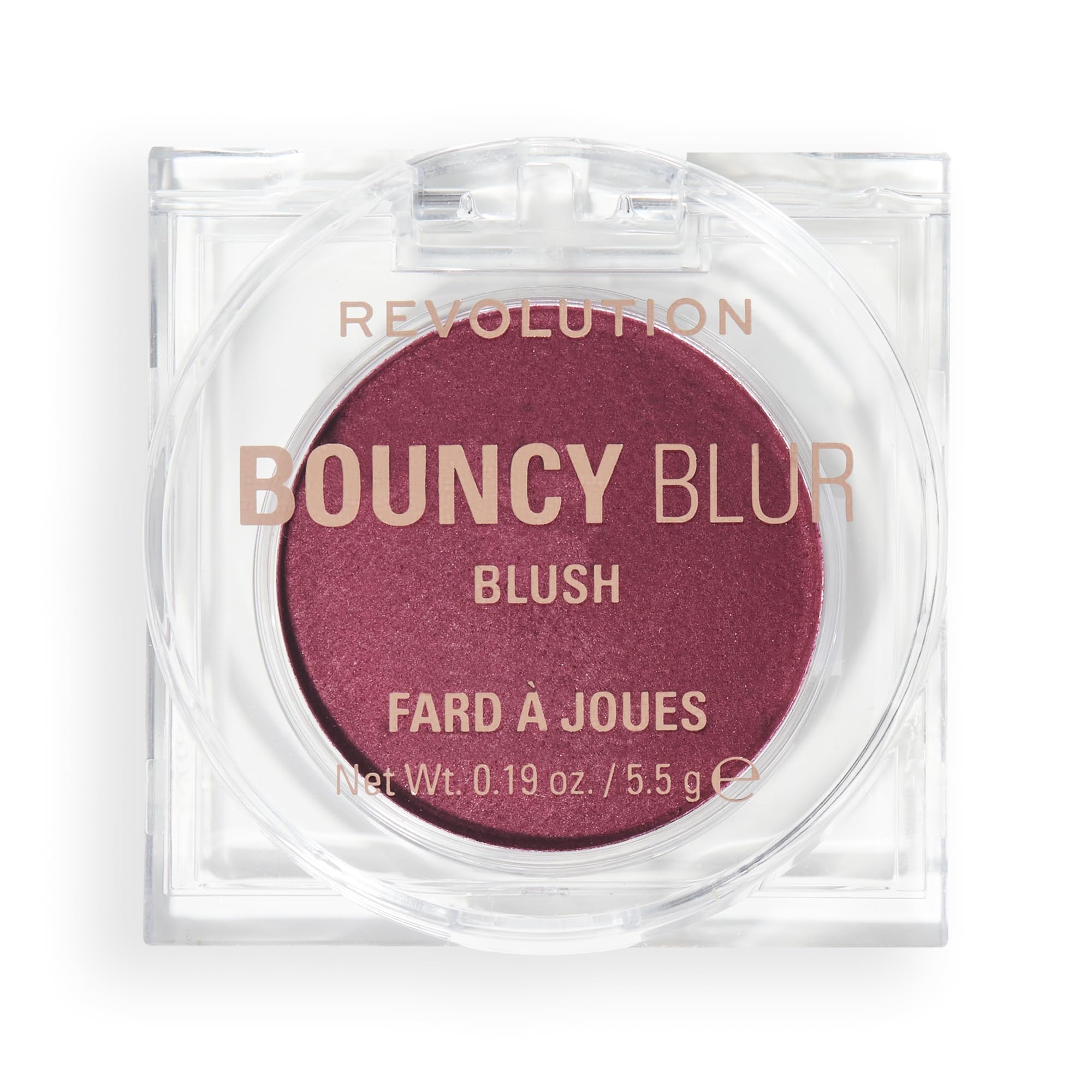 Revolution Bouncy Blur Blush, Cheek & Lip Makeup, Buildable & Blurring Formula, Bouncy Berry, Vegan & Cruelty-Free