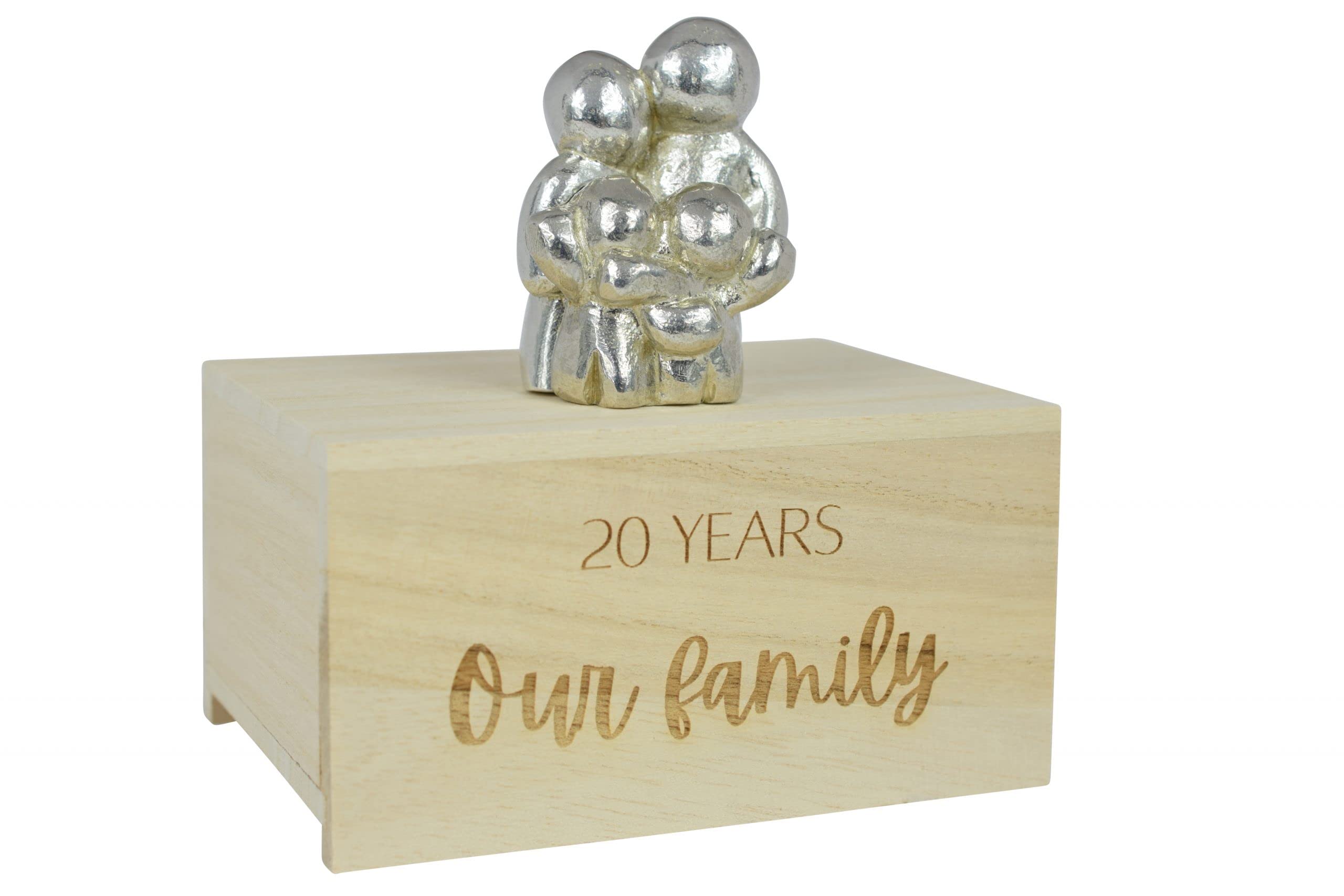 20 Year Anniversary Our Little Hugging Family Choose Amount of Children (3 Children)