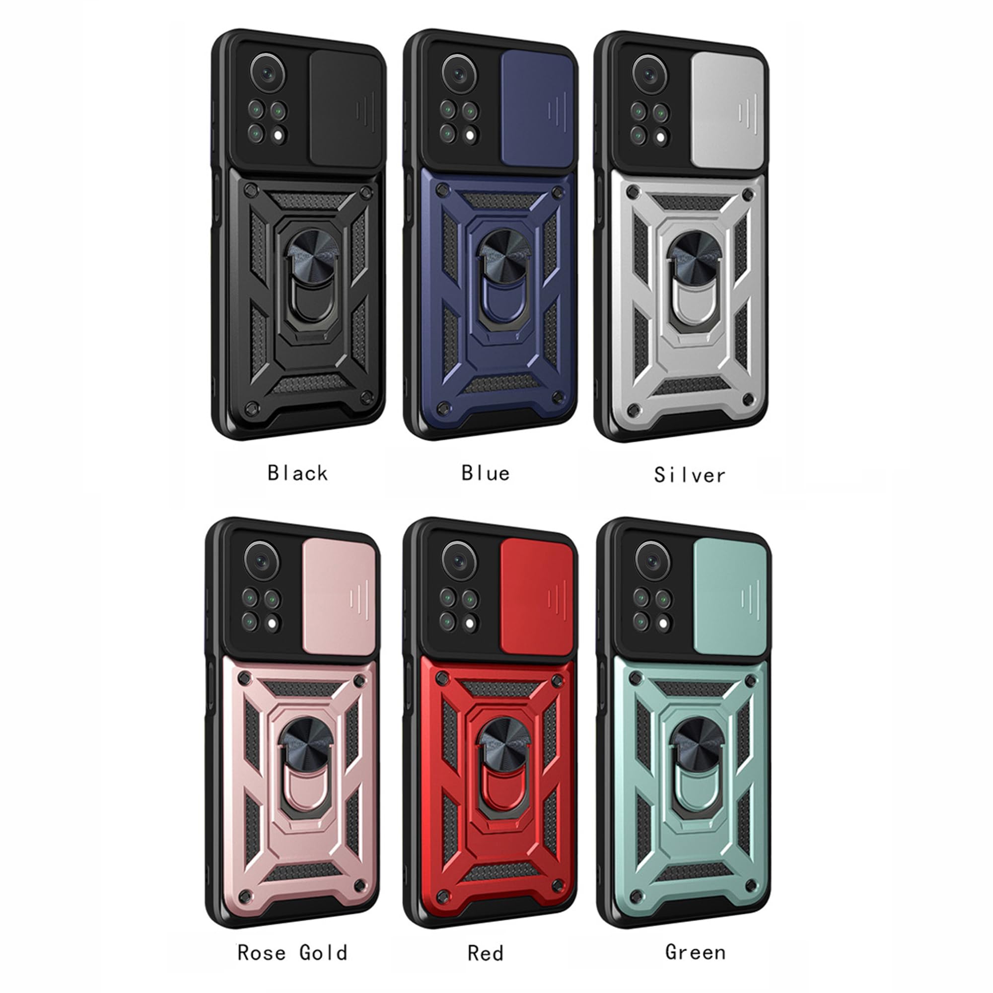 ZMONE For Xiaomi Redmi Note 12 5G / Poco X5 5G Case With Glass Screen Protector [2 - View #13