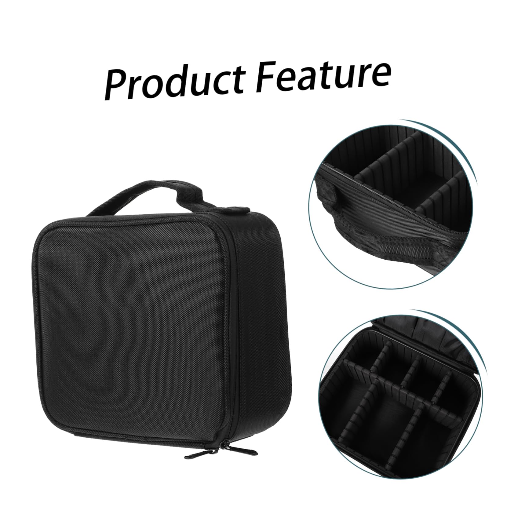 Beaupretty 1pièce Trousse De Toilette Portable Multi- pour Voyage De Rangement Cosmétique Pratique Noir