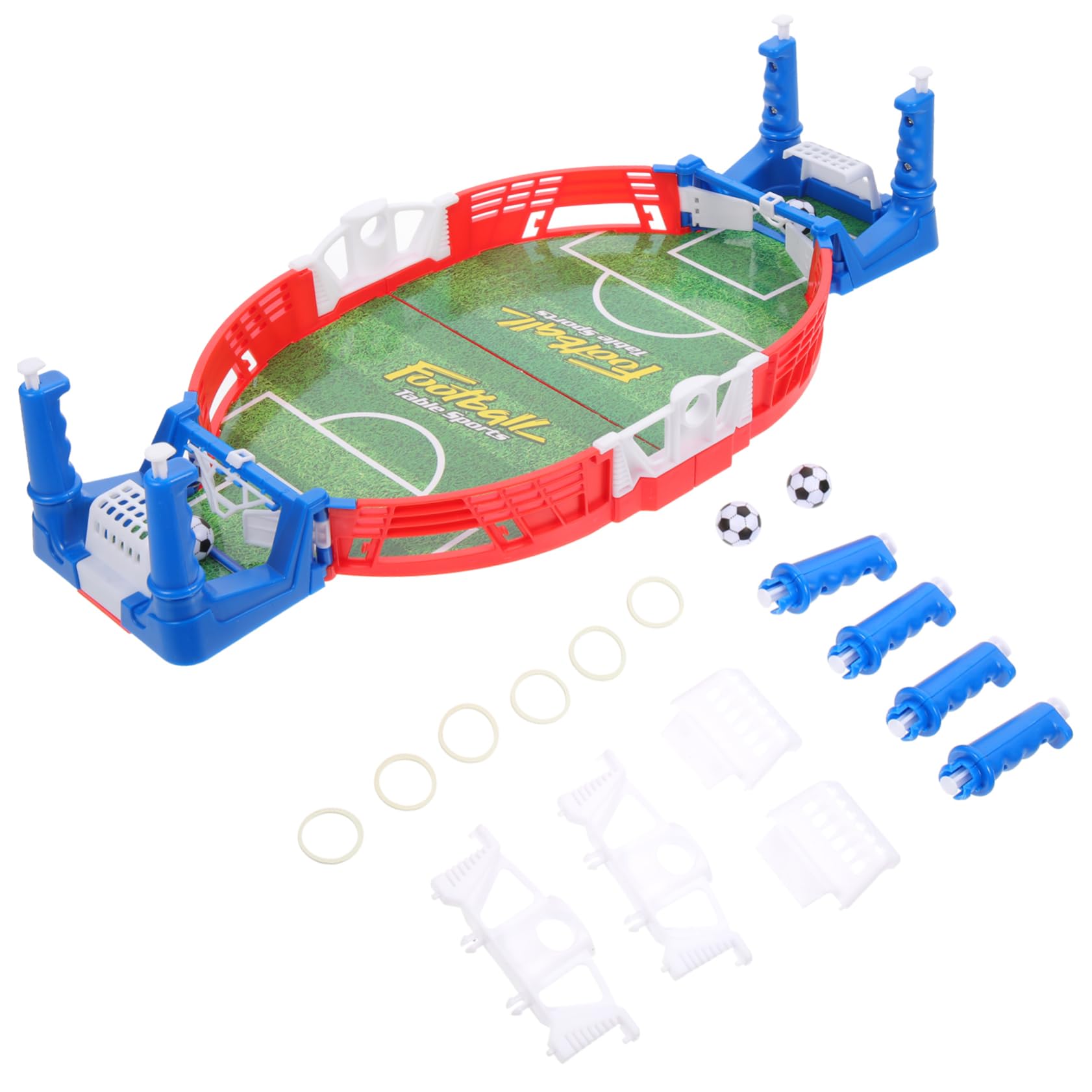 HEMOTON Table Football Toy Boys and Girls' Game Table 2 Player Interactive Foosball Soccer Games Abs Material Easy Assembly