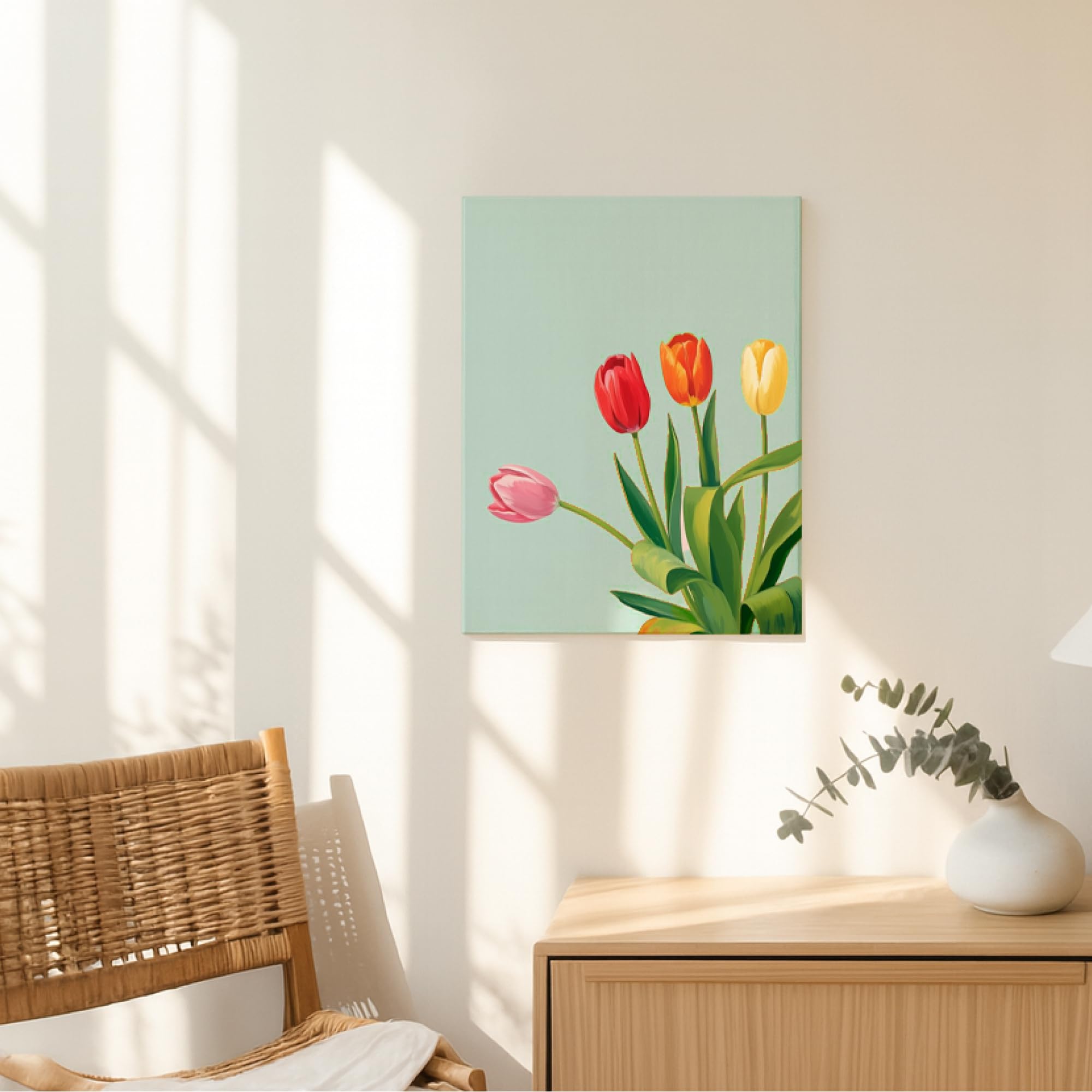 Zenacolor Leinwand Zum Bemalen 3 Größen (30 Stück) - Leinwände Set 280 g/m² 100% Baumwolle - Für Acrylfarbe, Ölmalerei, Gouache