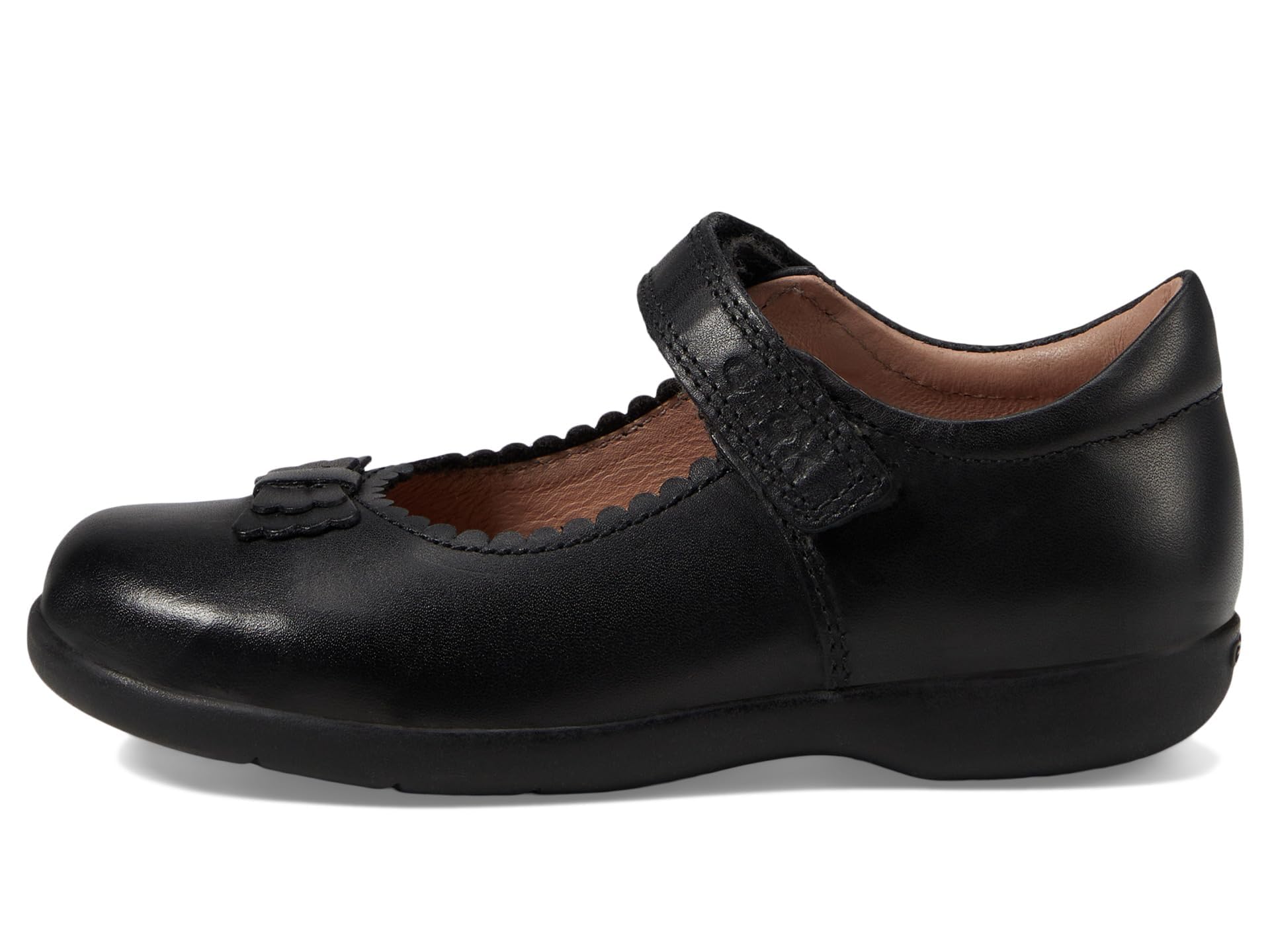 Geox Girl's J Naimara Ballet Flat, Schwarz, 11.5