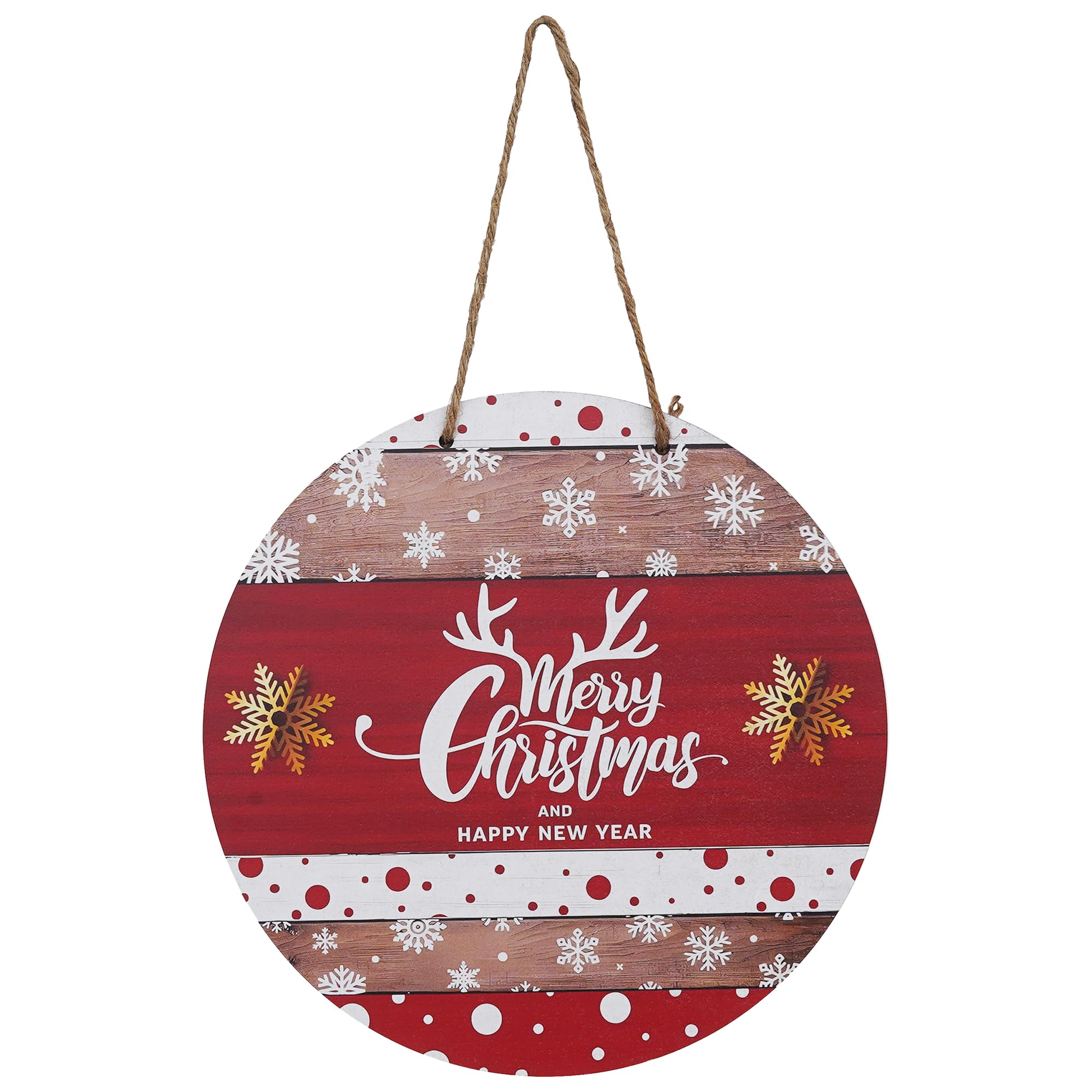 Merry Christmas Wall Hanging - Festive Home Decor -7